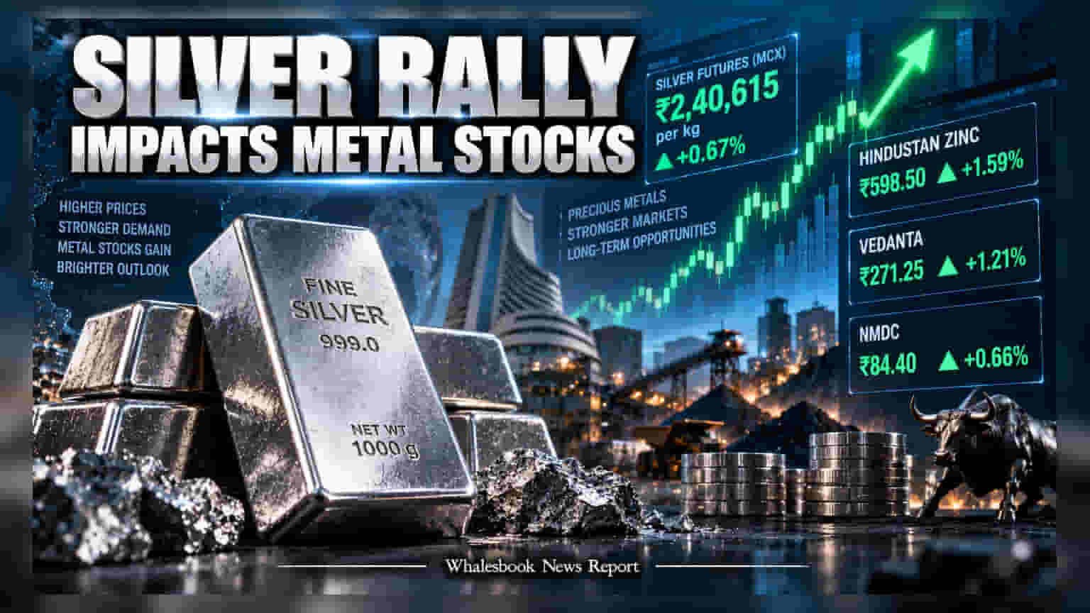 Silver Price Rally: ਚਾਂਦੀ ਦੀਆਂ ਕੀਮਤਾਂ 'ਚ ਉਛਾਲ, Hindustan Zinc ਅਤੇ Vedanta ਦੇ ਸ਼ੇਅਰਾਂ 'ਚ ਜ਼ਬਰਦਸਤ ਤੇਜ਼ੀ