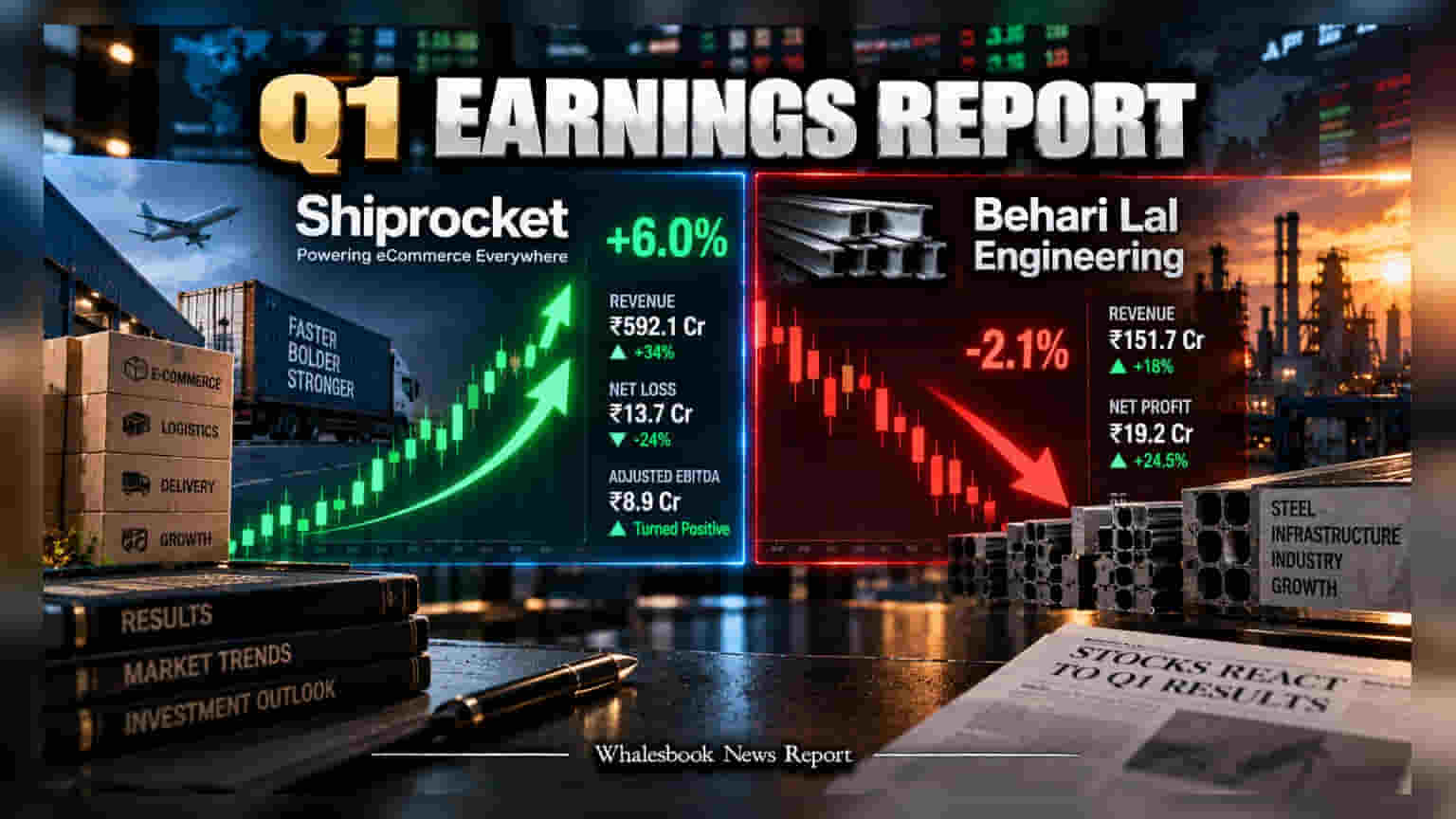 Shiprocket Shares Jump 6% After Earnings; Behari Lal Slips