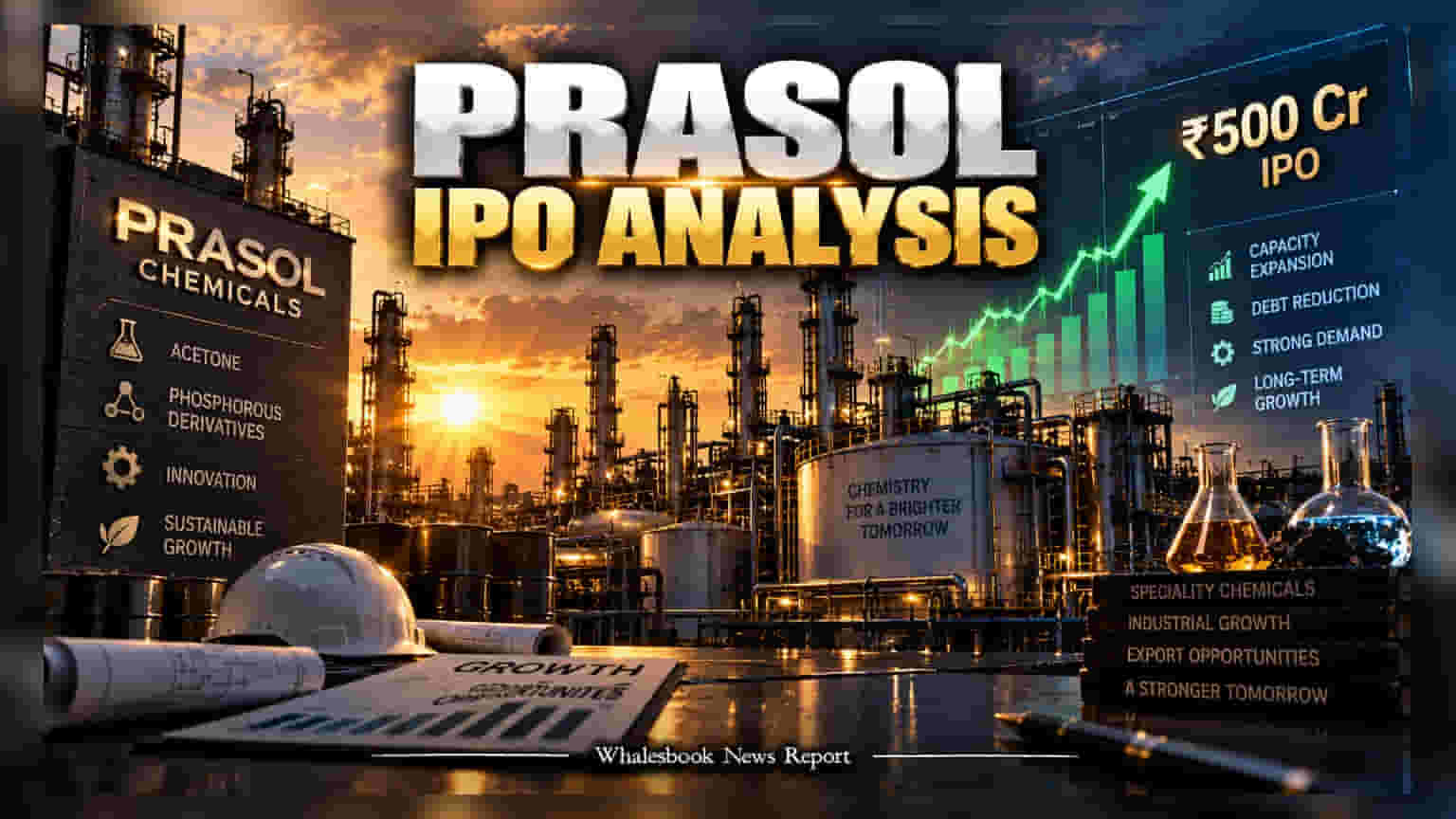 Prasol Chemicals IPO: మార్కెట్లోకి వస్తున్న ప్రసోల్ కెమికల్స్.. ఐపీఓ సబ్స్క్రిప్షన్ కి ముందు ఇన్వెస్టర్లు తెలుసుకోవాల్సిన విషయాలు