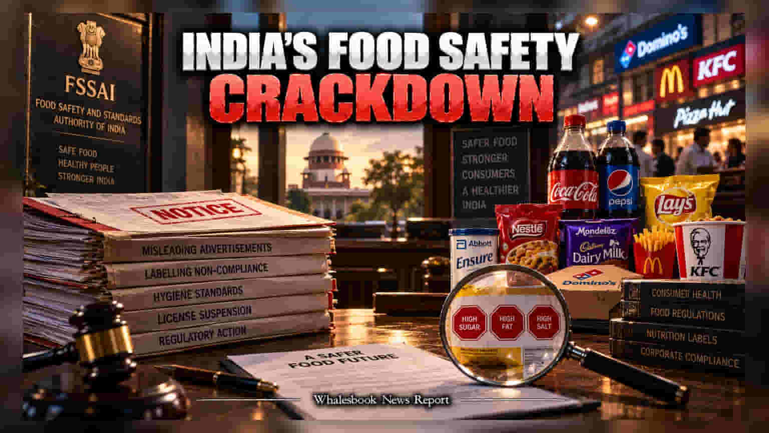 FSSAI Crackdown: Global Food Brands Under Regulatory Scrutiny