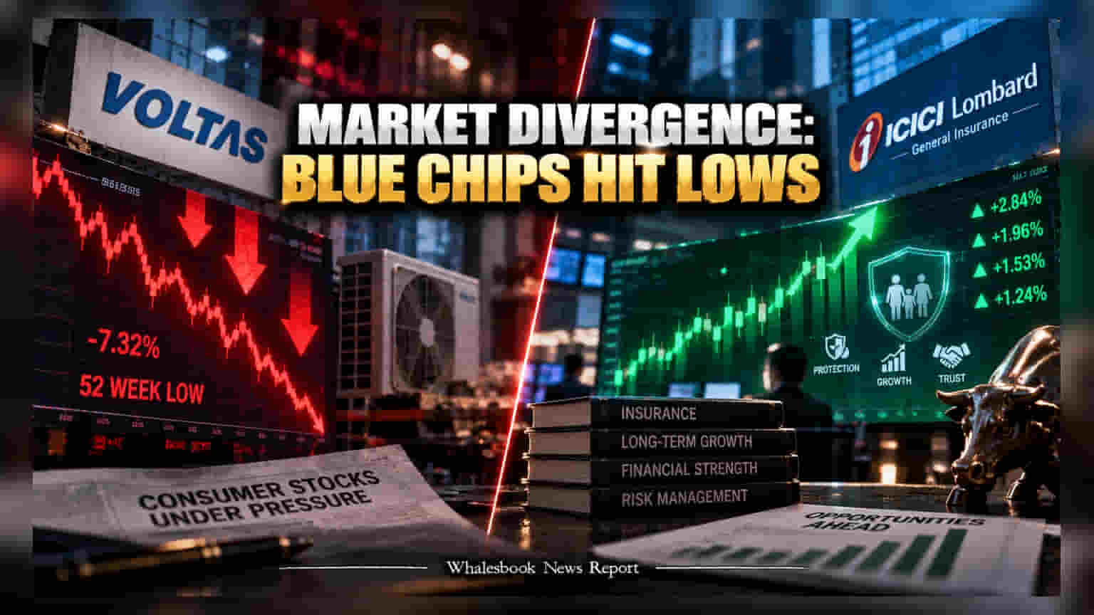 Voltas, ICICI Lombard Hit 52-Week Lows on September 8