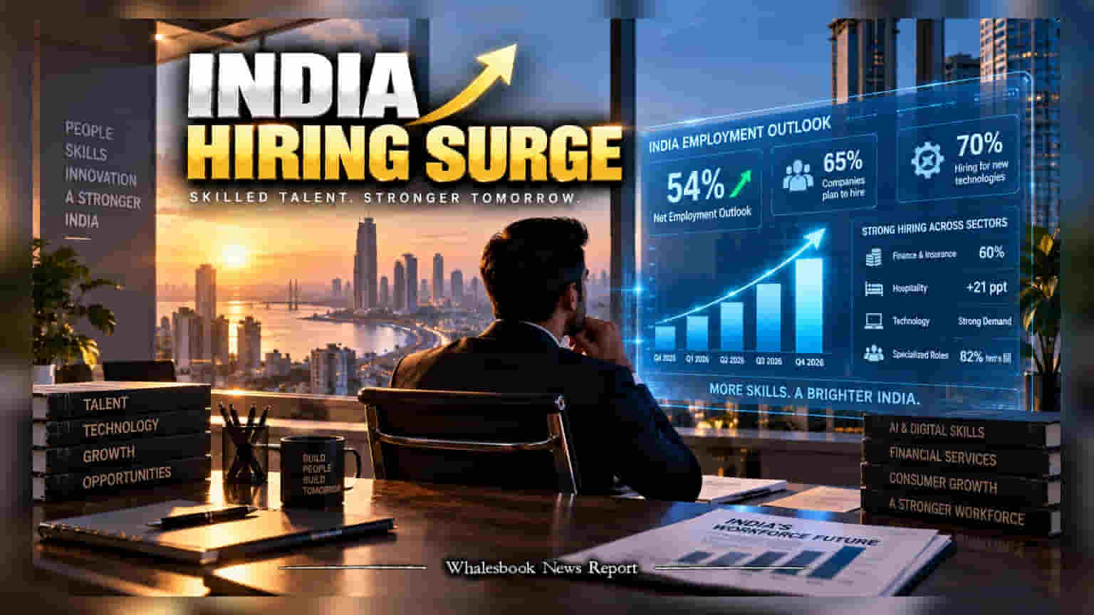 Hiring Outlook: भारतीय कंपनियों में नई भर्तियों की बहार! Q4 में **65%** कंपनियां बढ़ाएंगी वर्कफोर्स