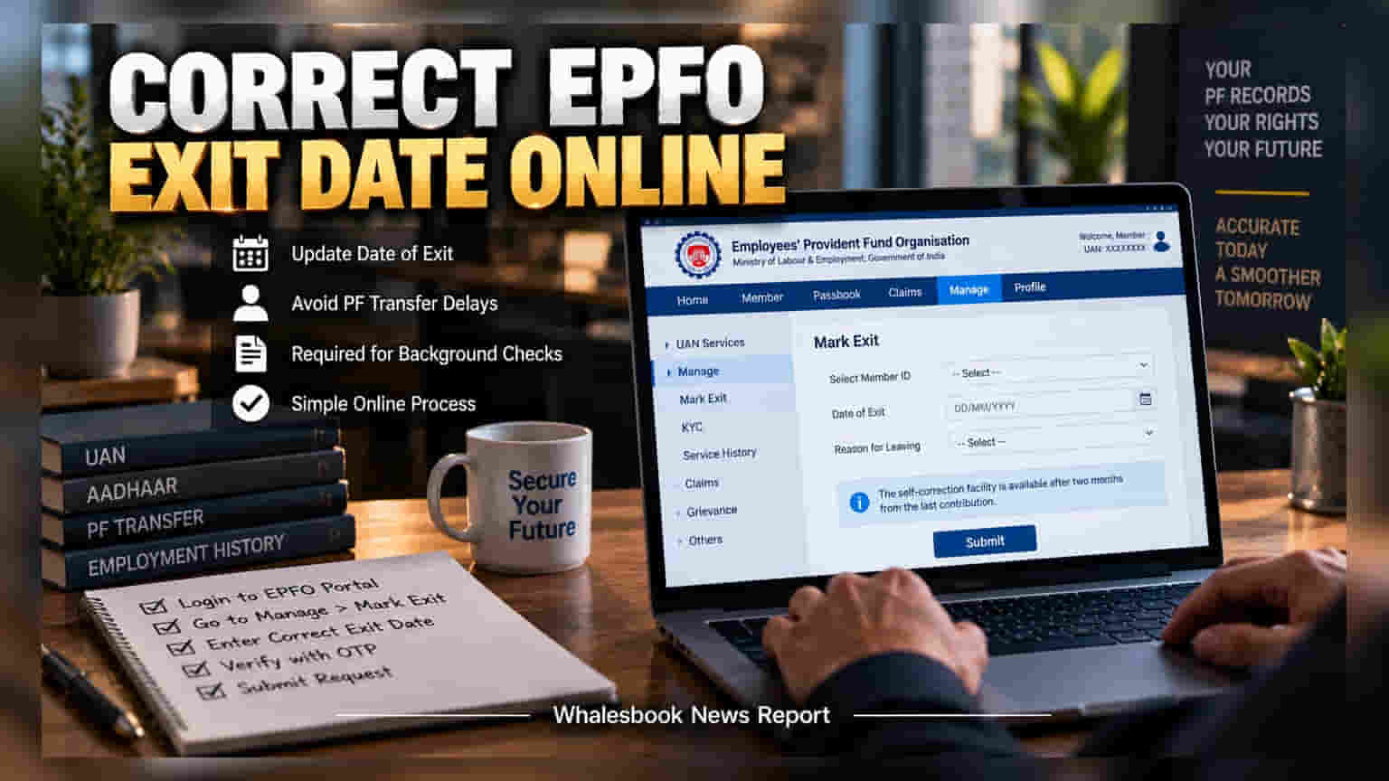 Correcting EPFO Exit Date: Steps To Fix Your Records Online