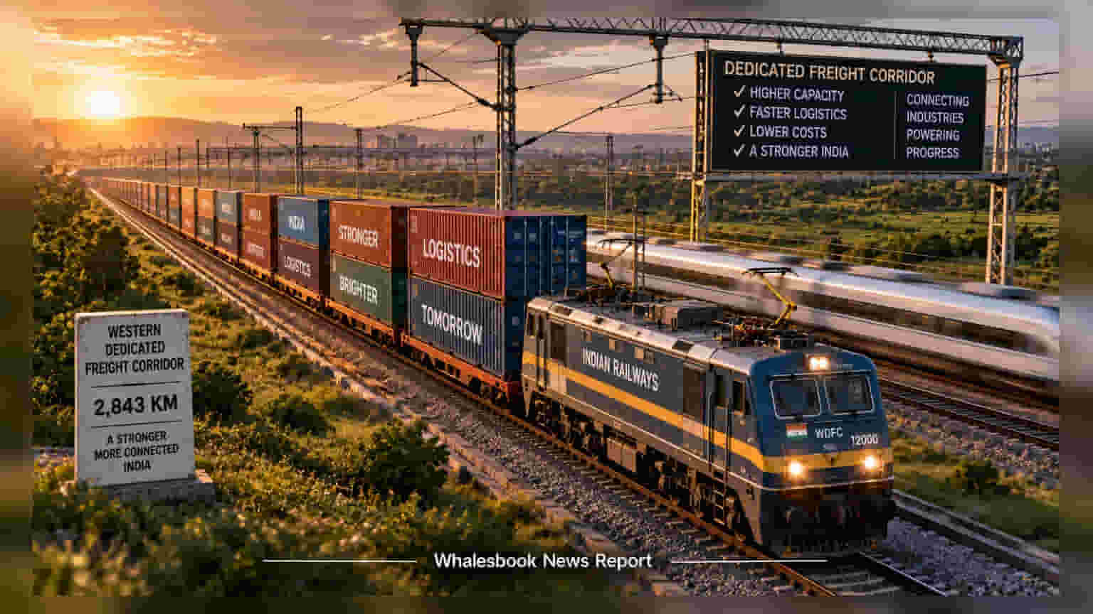 India Operationalizes 2,843-km Dedicated Freight Network