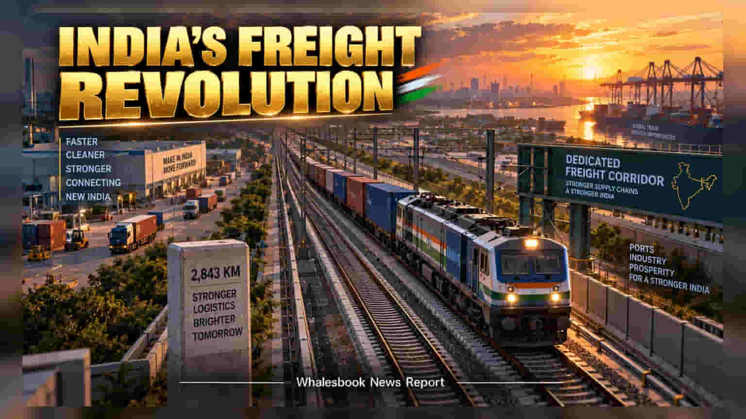 India Completes 2,843-km Freight Corridor Network