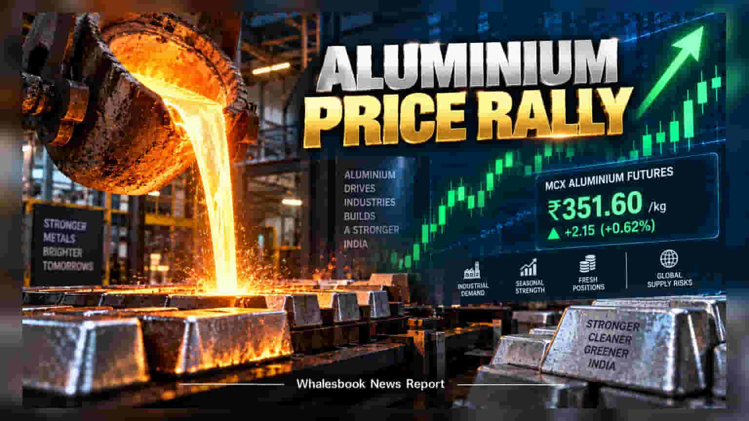 Aluminium Futures Hit ₹351 As Domestic Demand Grows