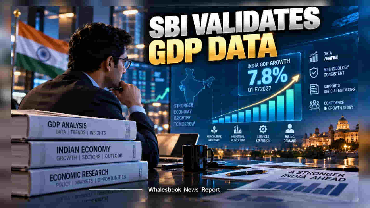 SBI Research Defends 7.8% GDP Data Amid Methodology Debate