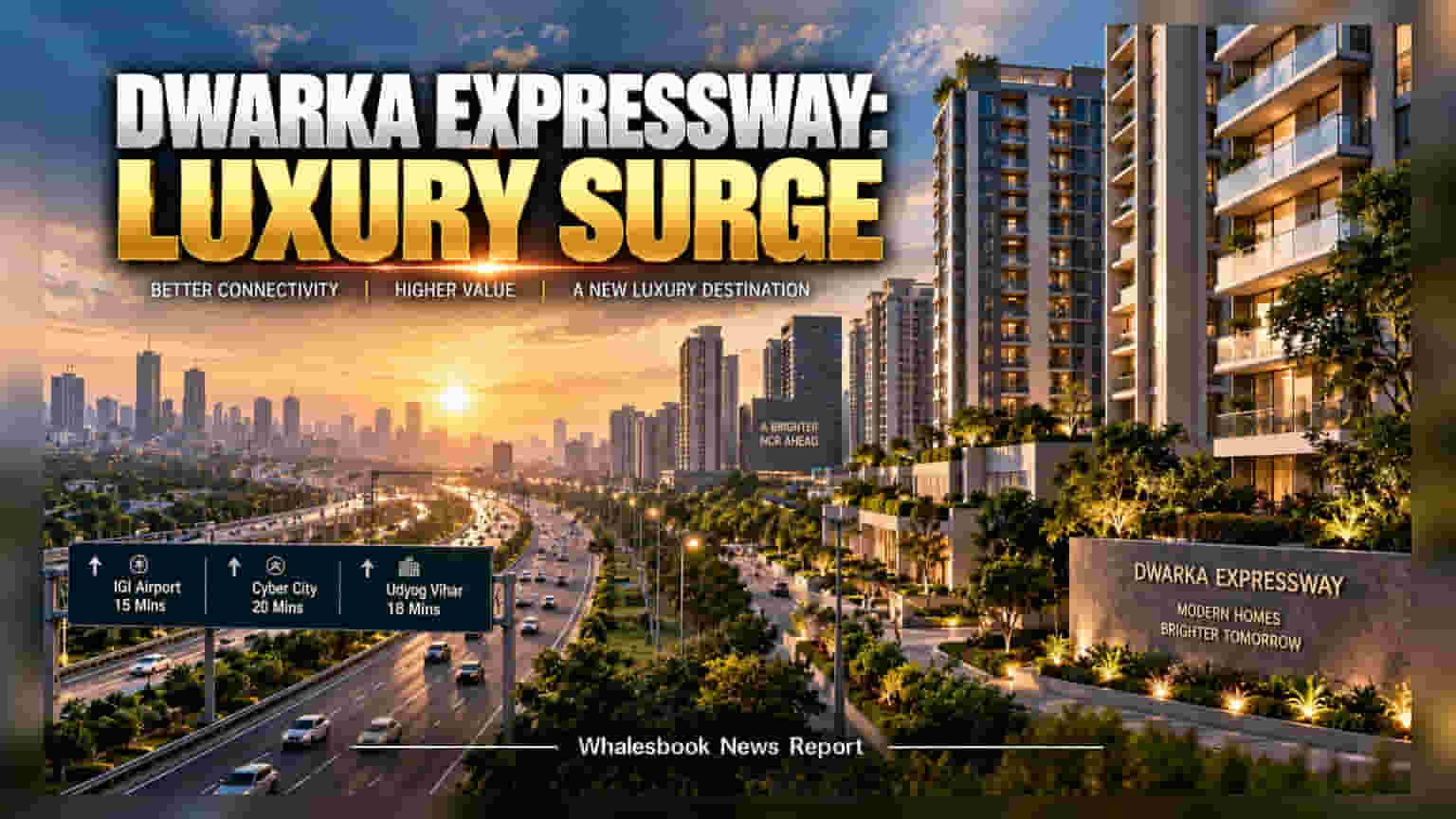 Dwarka Expressway Property Prices Rise 135% in 5 Years