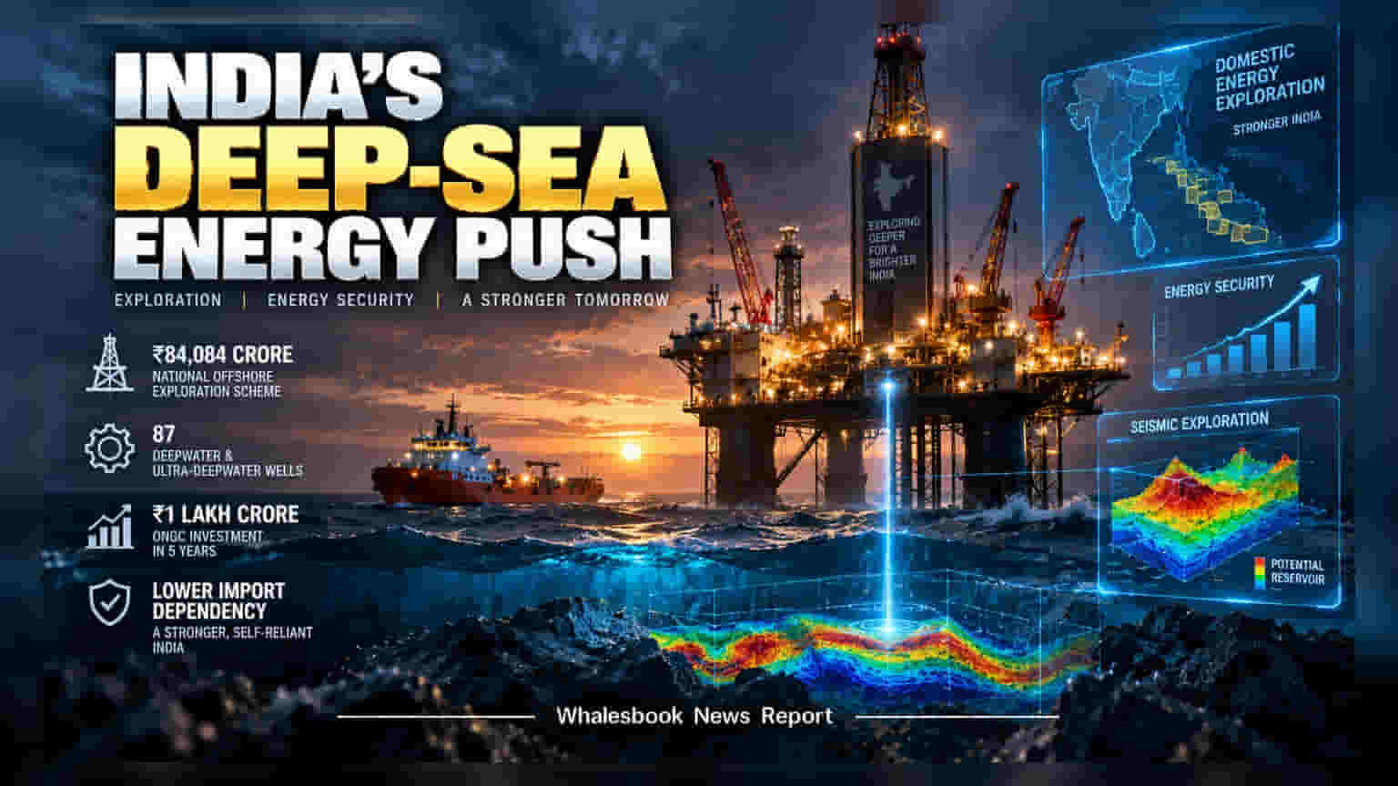 India Launches ₹84,084 Crore Samudra Manthan Scheme to Boost Offshore Energy