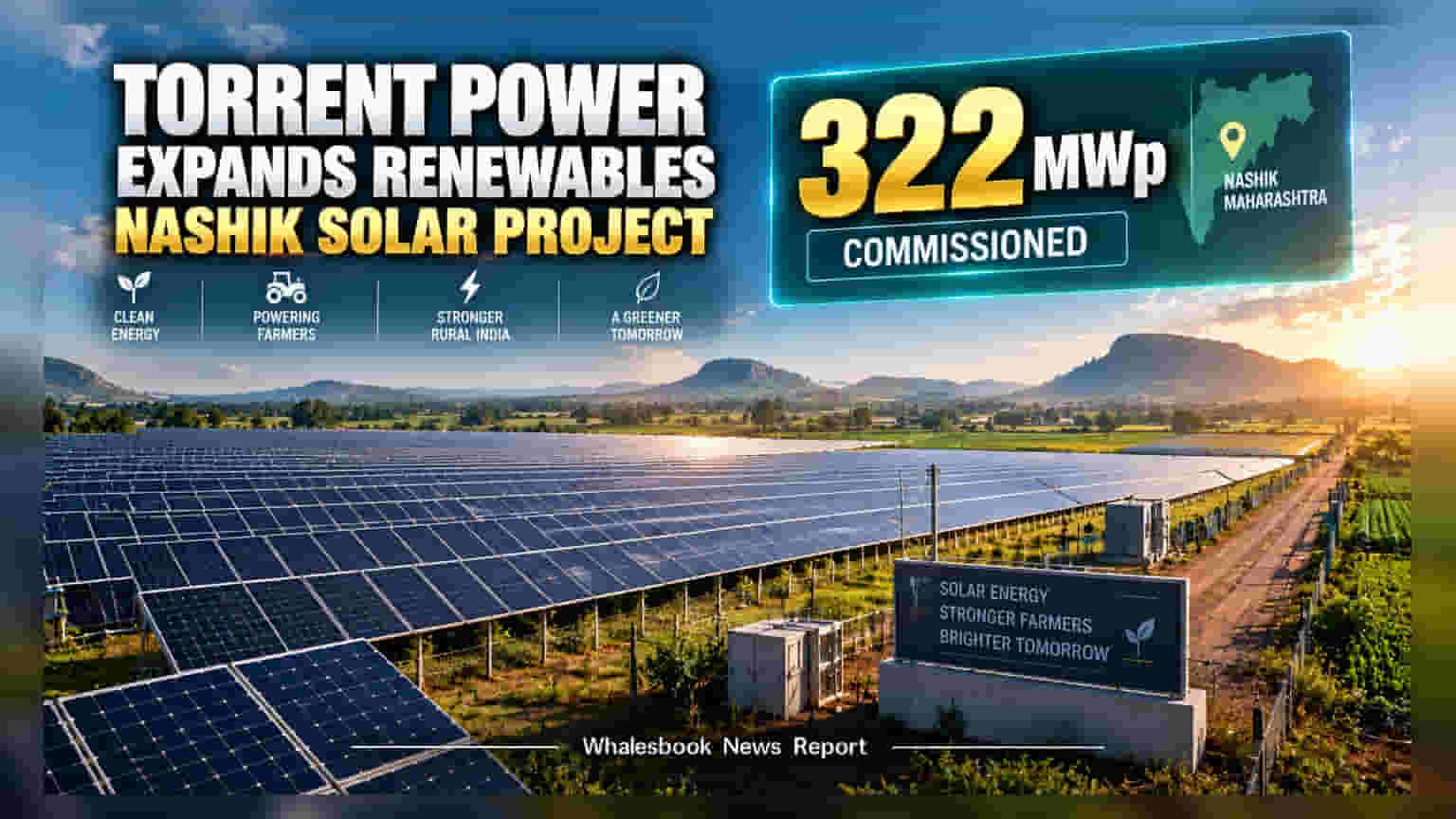 Torrent Power Shares Dip After 322 MWp Solar Project Launch
