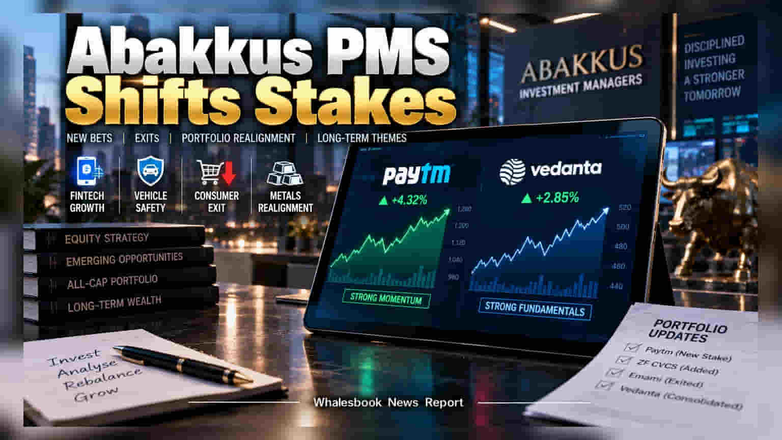 Abakkus PMS Rebalances Portfolios, Enters Paytm and Exits Emami