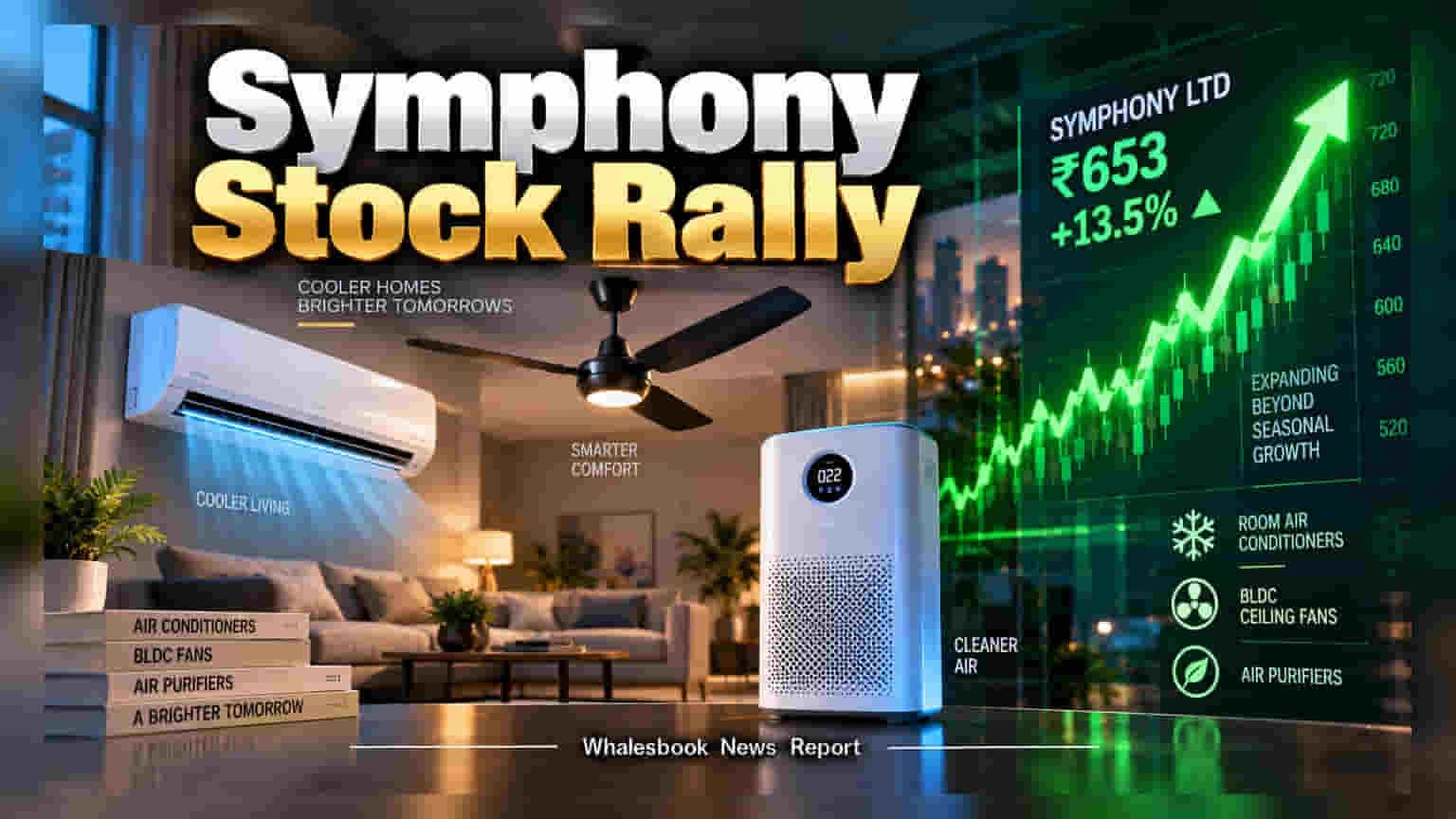 Symphony Share Price: नए बाजार में एंट्री का ऐलान, रॉकेट बना शेयर, निवेशकों में उत्साह
