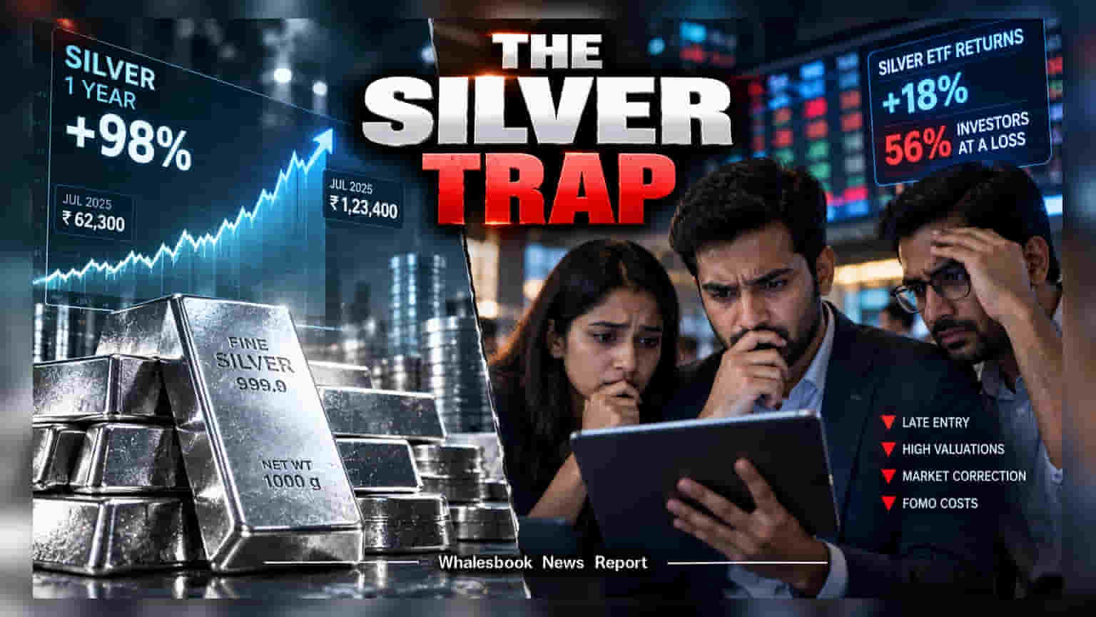 Silver ETFs: வெள்ளி விலையில் **98%** ஏற்றம், ஆனால் முதலீட்டாளர்களுக்கு கிடைத்ததோ வெறும் **18%** லாபம்!