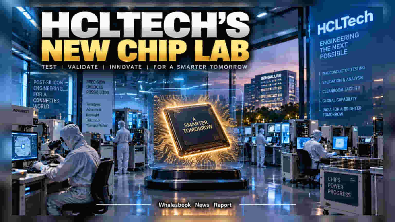 HCLTech નો મોટો દાવ: બેંગલુરુમાં ₹185 કરોડના ખર્ચે નવું સેમિકન્ડક્ટર લેબ શરૂ