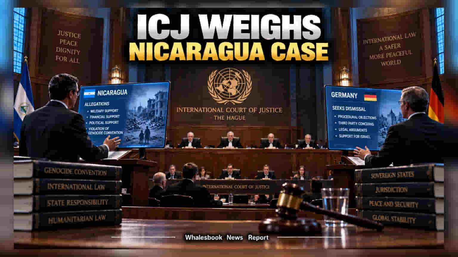 ICJ-ல் நிக்கராகுவா வழக்கு: ஜெர்மனி மீதான ஆயுத விநியோக குற்றச்சாட்டு - விசாரணை தீவிரம்