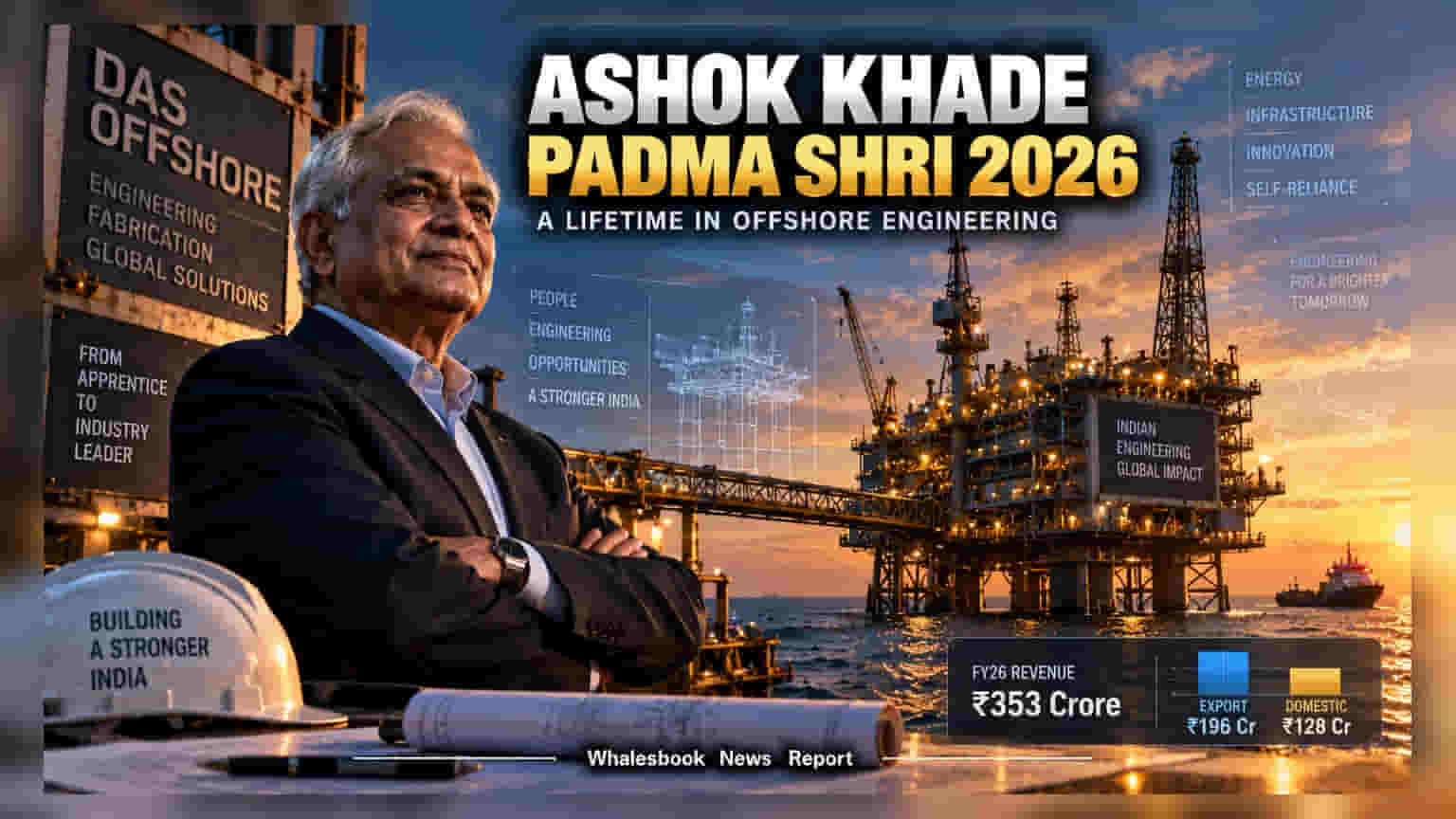 Padma Shri 2026: Ashok Khade અને DAS Offshore ના બિઝનેસ વિશે જાણો ખાસ વાતો