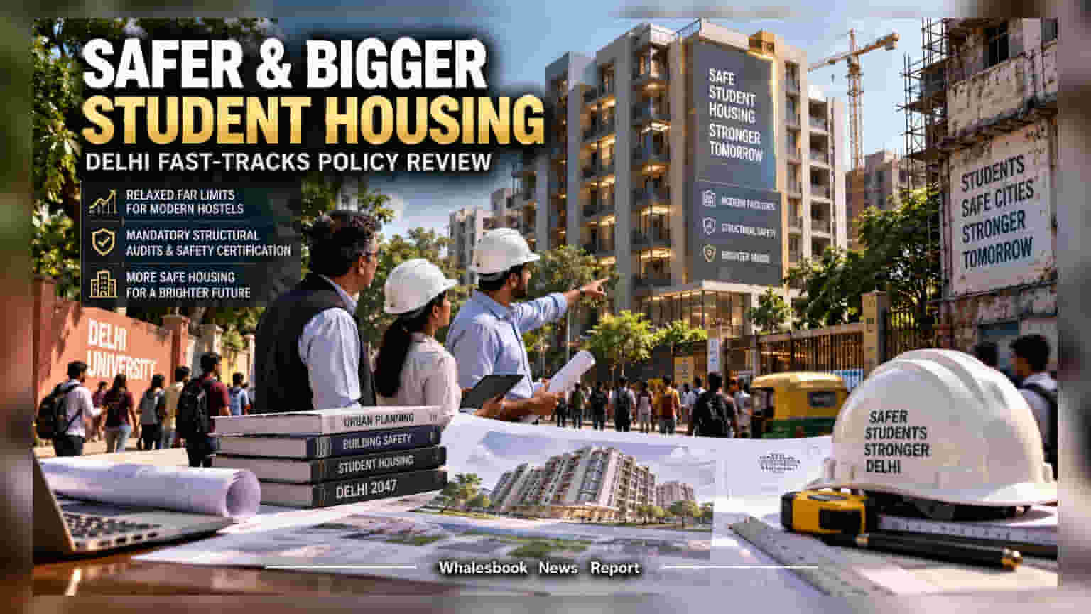 Delhi: ஹாஸ்டல் கட்டிட விபத்தைத் தொடர்ந்து புதிய கட்டுப்பாடு - FAR விதிகளில் தளர்வு!