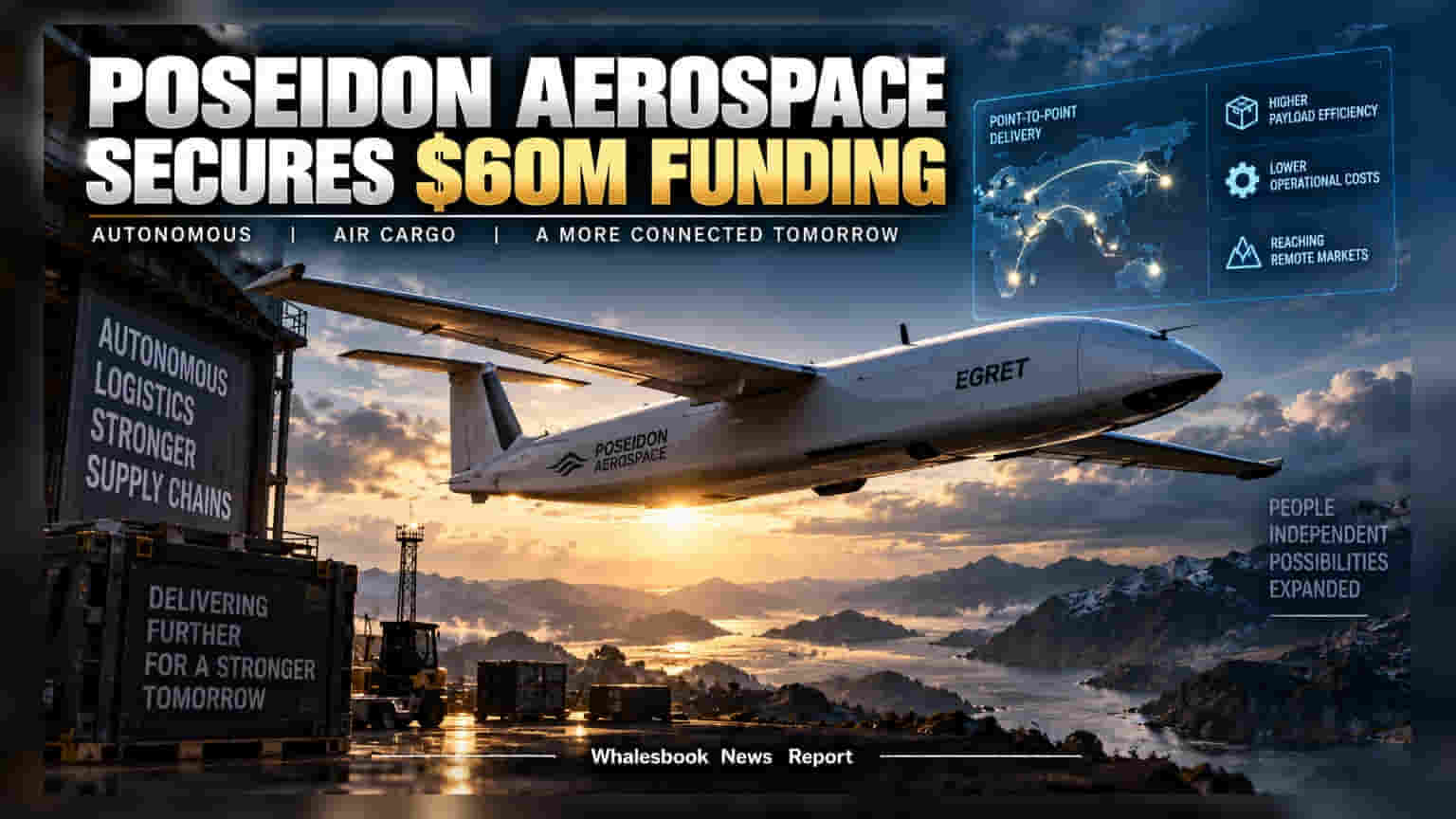 Poseidon Aerospace: ઓટોનોમસ કાર્ગો એરક્રાફ્ટ ક્ષેત્રે નવી કંપનીની ચર્ચા