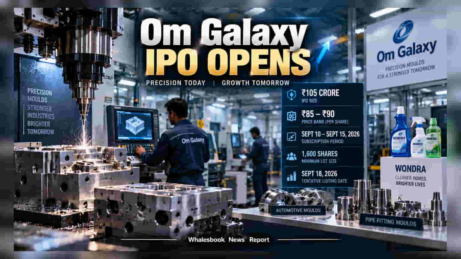 Om Galaxy ਦਾ ₹105 ਕਰੋੜ ਦਾ IPO 10 ਸਤੰਬਰ ਨੂੰ ਖੁੱਲ੍ਹੇਗਾ, ਜਾਣੋ ਪ੍ਰਾਈਸ ਬੈਂਡ ਅਤੇ ਪੂਰੀ ਡਿਟੇਲ