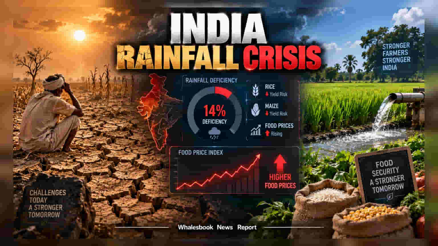 Monsoon Update: देशात पावसाची १४ टक्के कमतरता! ग्रामीण मागणीवर आणि महागाईवर काय होणार परिणाम?