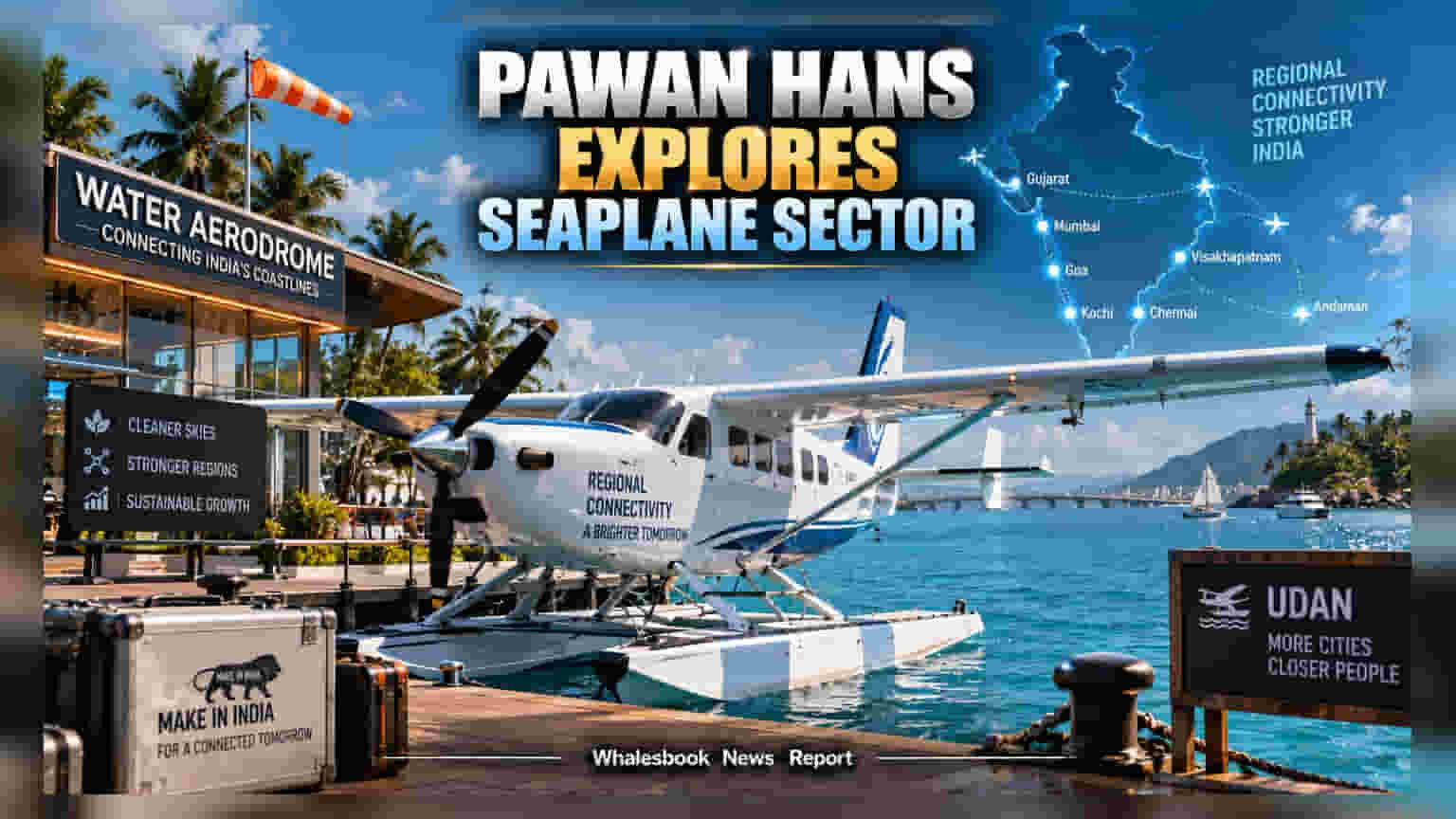 Pawan Hans चे इलेक्ट्रिक सी-प्लेनच्या दिशेने पाऊल; Noemi Aerospace सोबत केला करार