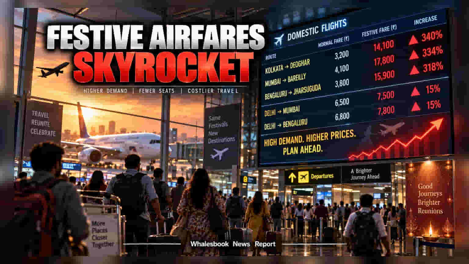 Airfares Surge 340%: सणासुदीच्या काळात विमान तिकीट दरवाढीवरून सुप्रीम कोर्ट आक्रमक!