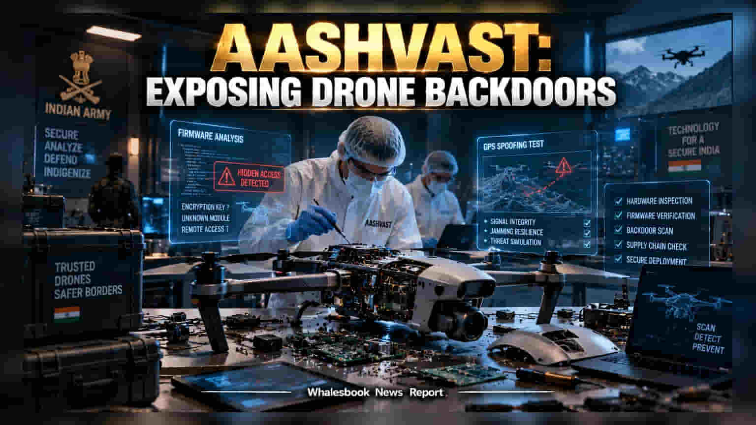 Indian Army ਦਾ ਵੱਡਾ ਕਦਮ: AASHVAST Lab ਰਾਹੀਂ ਹੁਣ ਡਰੋਨਾਂ ਵਿੱਚ ਲੱਭੇਗੀ ਸਾਈਬਰ ਜਾਸੂਸੀ