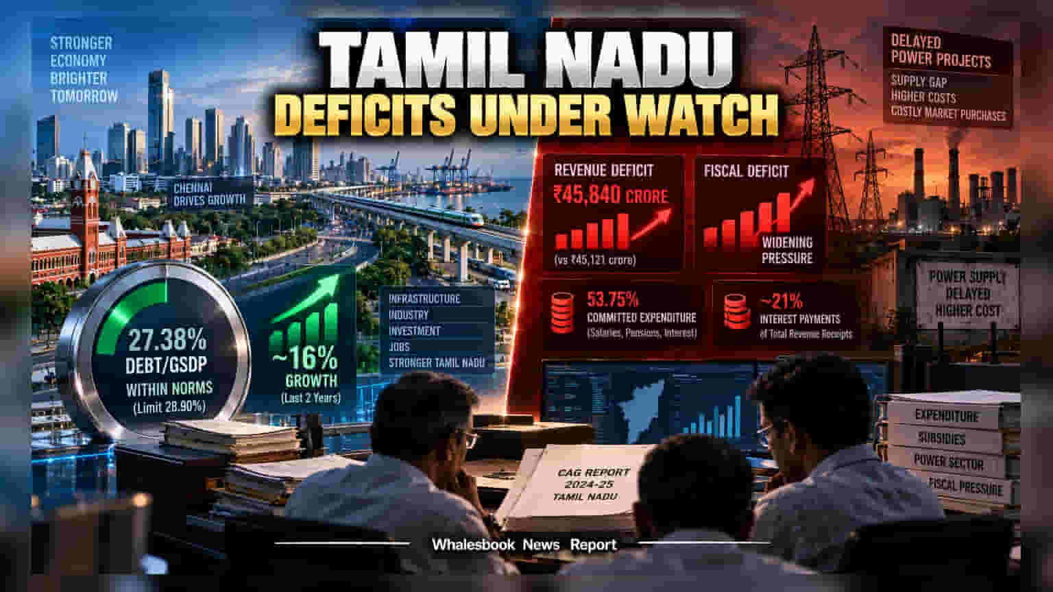 Tamil Nadu Debt Within Limits: CAG Flags Deficit Concerns