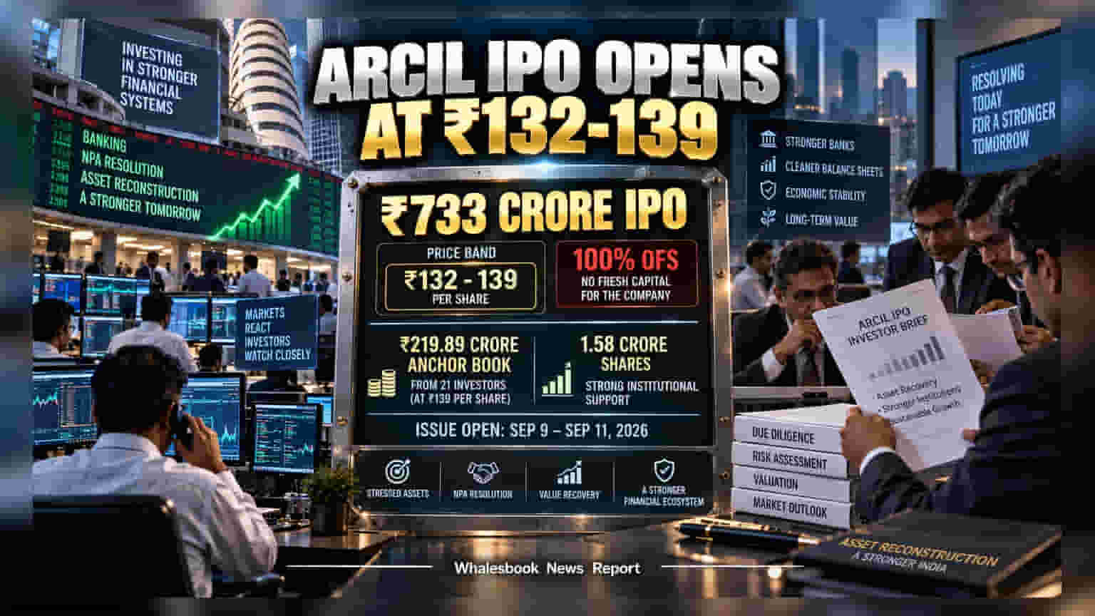 Arcil IPO Opens: ₹733 Crore Issue Follows ₹219 Crore Anchor Round