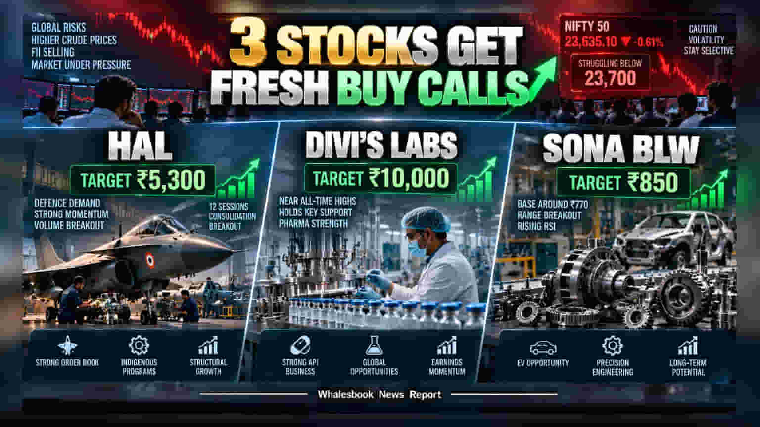 MOFSL Suggests Buy on Divi’s, HAL, Sona BLW For Sept 9