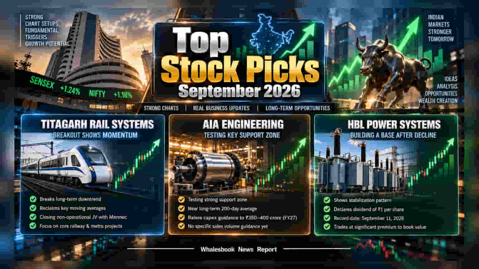 Titagarh, AIA અને HBL પર એનાલિસ્ટ્સની નજર, જાણો કયા કારણોસર આ શેર્સ ચર્ચામાં?