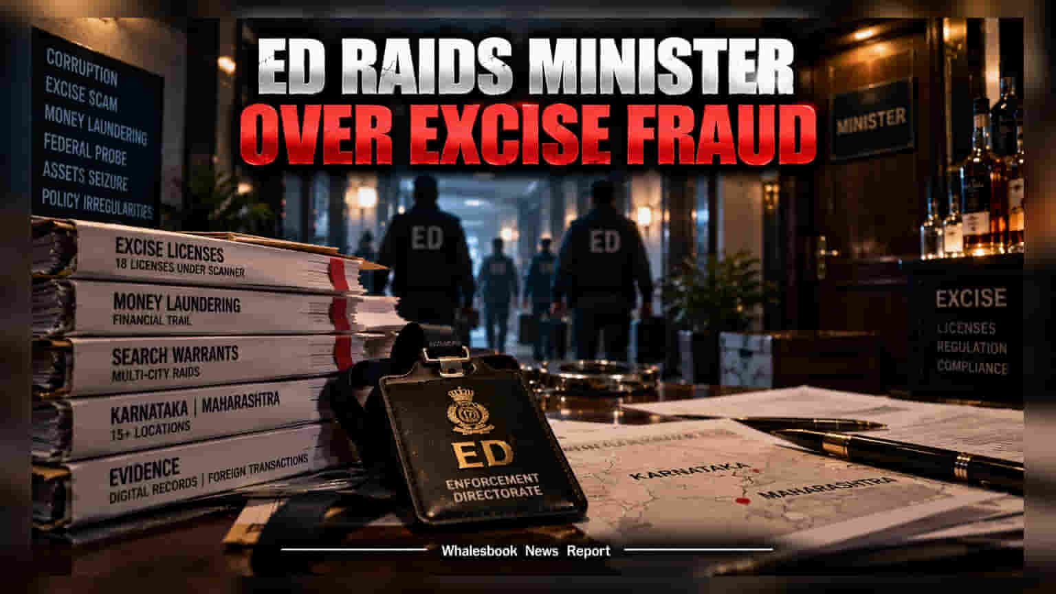 Karnataka Excise Scam: PWD મંત્રી સતીશ જારકીહોળીના ઘરે EDના દરોડા, લિકર લાયસન્સમાં કૌભાંડની આશંકા