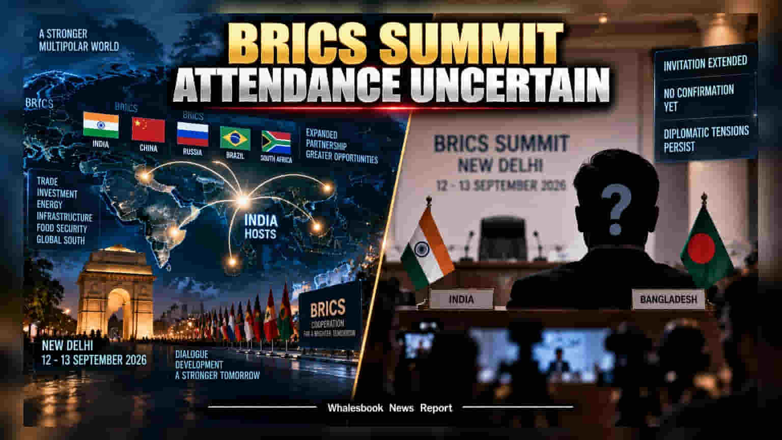 BRICS Summit: દિલ્હીમાં યોજાનારી સમિટમાં બાંગ્લાદેશના PM હાજરી આપશે કે નહીં? અસમંજસ યથાવત