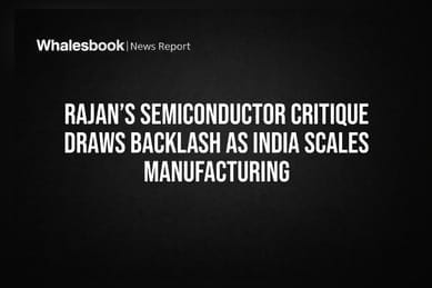 Rajan’s Semiconductor Critique Draws Backlash as India Scales Manufacturing
