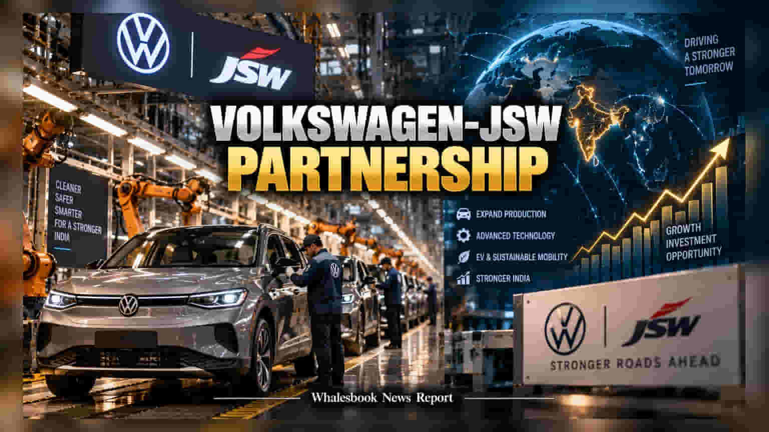 JSW Group और Volkswagen का बड़ा दांव, भारत में ₹10,000 करोड़ के जॉइंट वेंचर का ऐलान