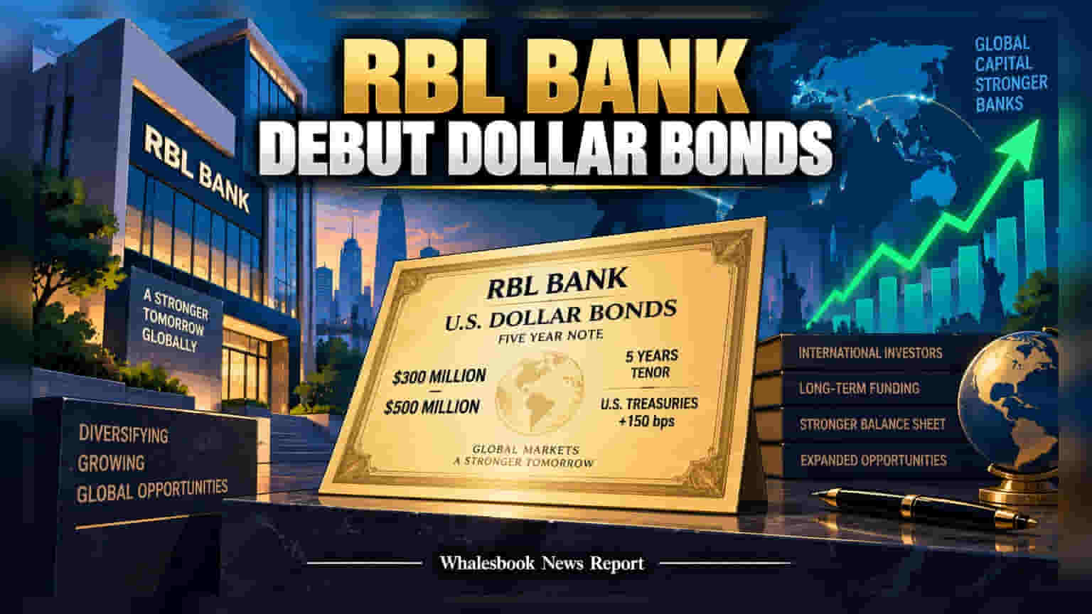 RBL Bank ਦਾ ਵੱਡਾ ਕਦਮ: ਪਹਿਲੀ ਵਾਰ $300-$500 ਮਿਲੀਅਨ ਦੇ ਡਾਲਰ ਬਾਂਡ ਲਿਆ ਰਿਹਾ ਹੈ ਬੈਂਕ