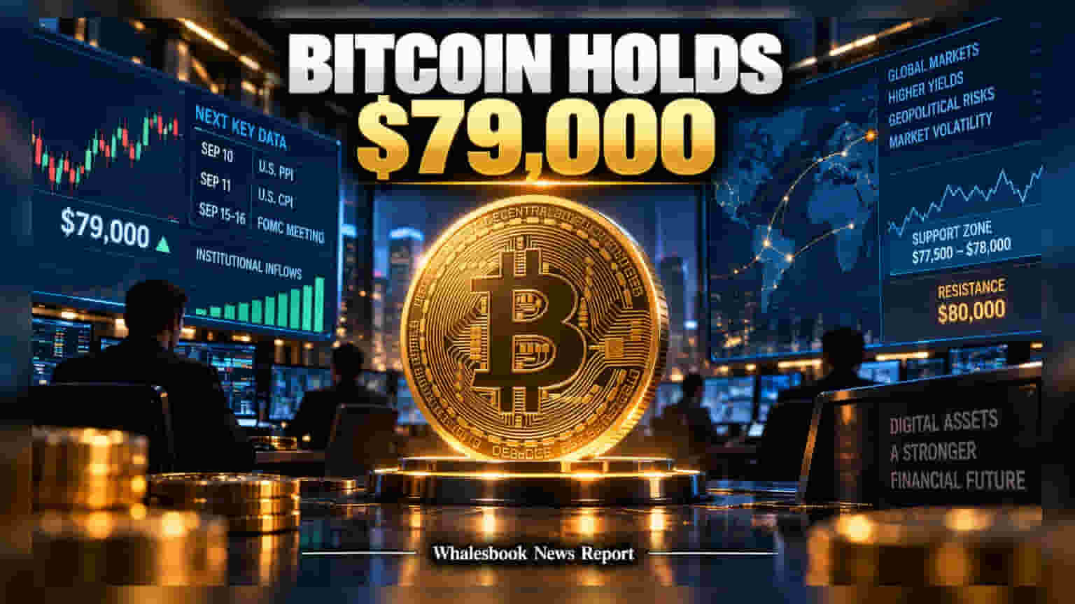 Bitcoin Price: $79,000 ਦੇ ਨੇੜੇ ਟਿਕਿਆ Bitcoin, ਅਮਰੀਕਾ ਦੇ ਇਨਫਲੇਸ਼ਨ ਡੇਟਾ 'ਤੇ ਨਿਵੇਸ਼ਕਾਂ ਦੀ ਨਜ਼ਰ