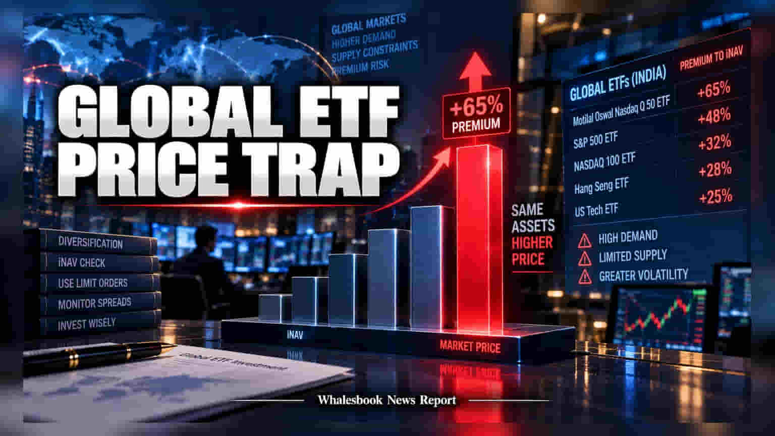 Global ETFs: ਇੰਡੀਅਨ ਨਿਵੇਸ਼ਕਾਂ ਲਈ ਵੱਡਾ ਖਤਰਾ! ਮਹਿੰਗੇ ਭਾਅ 'ਤੇ ਮਿਲ ਰਹੇ ਨੇ ਸ਼ੇਅਰ, ਜਾਣੋ ਕਿਉਂ