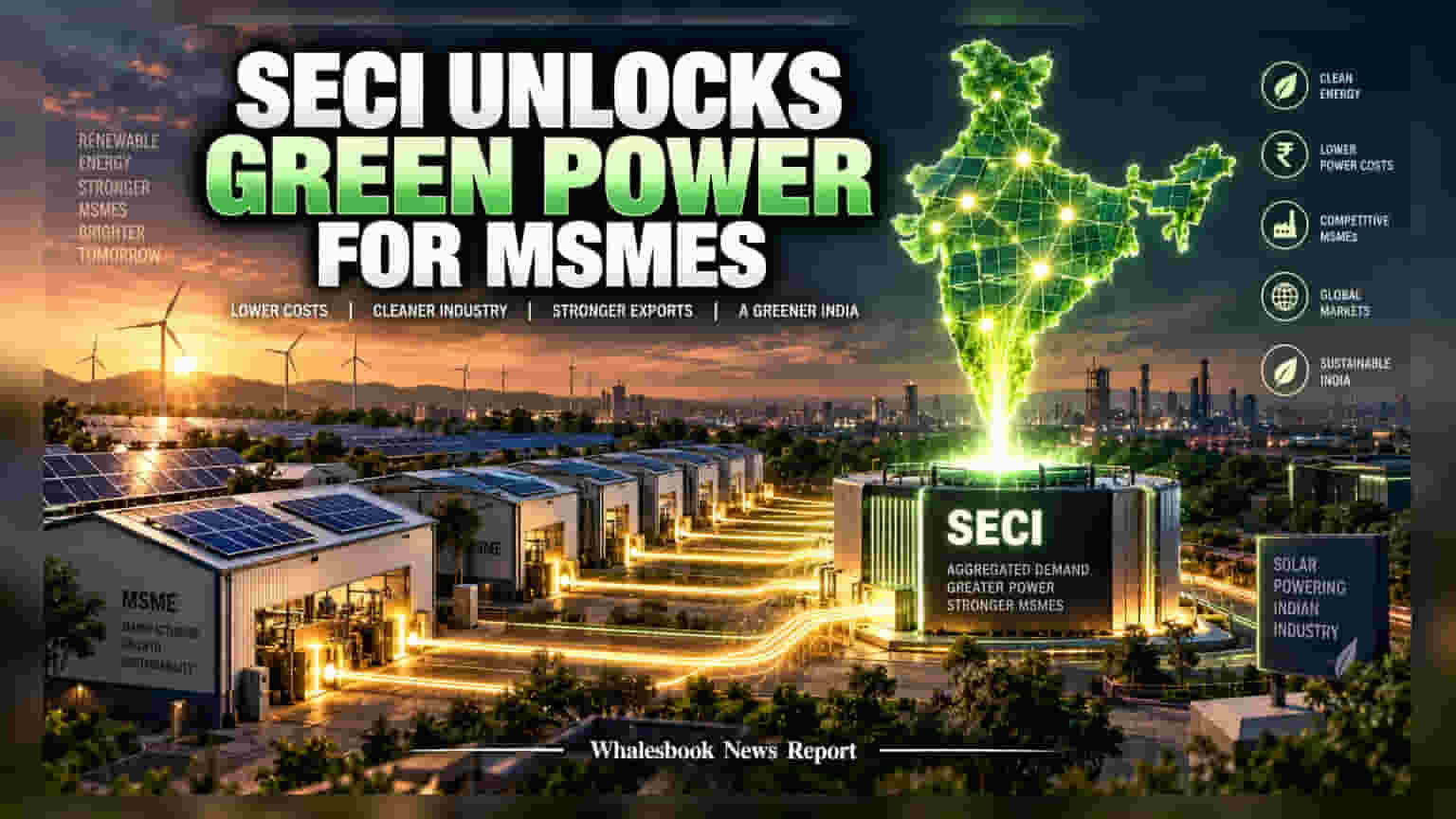 SECI ਦਾ ਵੱਡਾ ਕਦਮ: MSME ਲਈ ਸਸਤੀ ਬਿਜਲੀ ਦਾ ਰਾਹ, Renewable Energy ਵੱਲ ਵਧਿਆ ਭਾਰਤ
