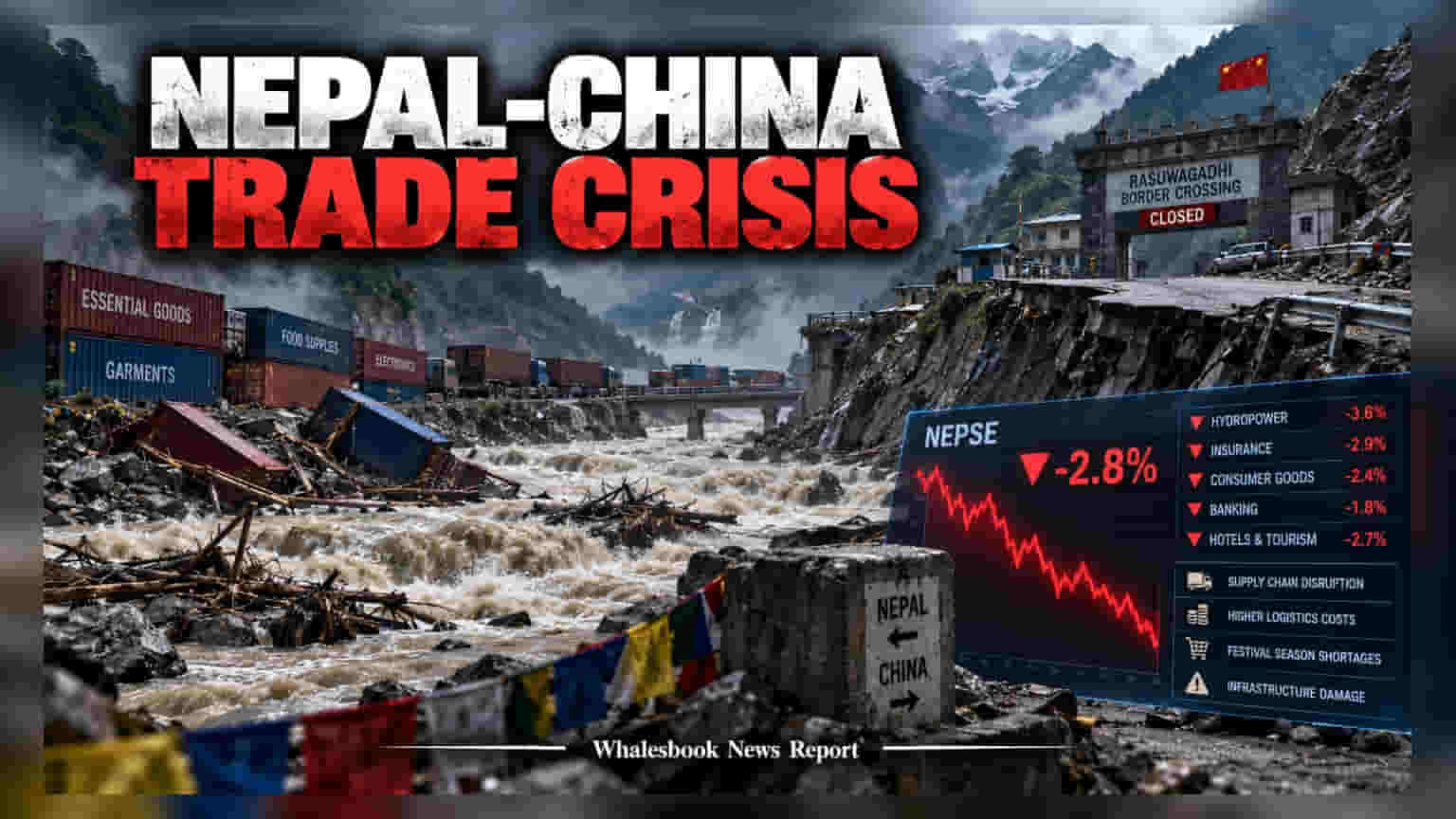 Nepal-China Border Crisis: NEPSE பங்குகளில் பெரும் சரிவு - முதலீட்டாளர்கள் அச்சம்!