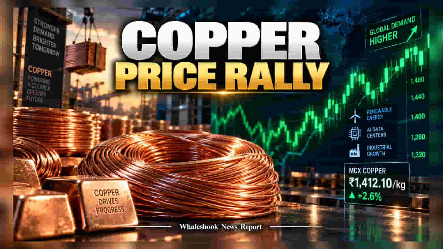 MCX Copper Futures: ₹1,412 'ਤੇ ਸਟੇਬਲ, ਜਾਣੋ ਗਲੋਬਲ ਮਾਰਕੀਟ ਦੀ ਹਲਚਲ