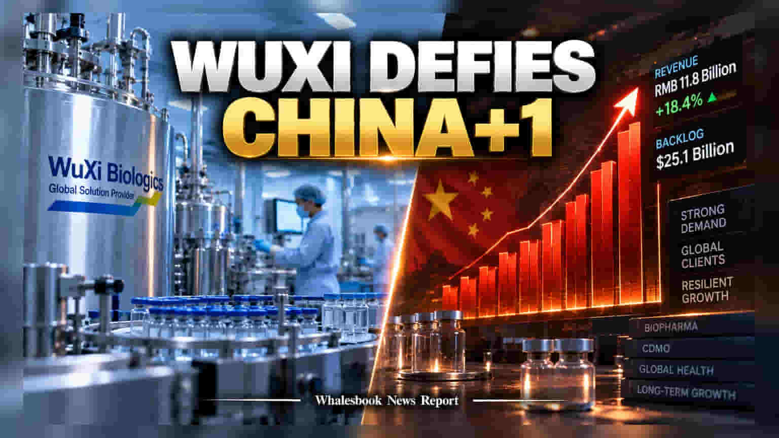 WuXi Biologics Revenue Hits RMB 11.8B Despite US Pressure