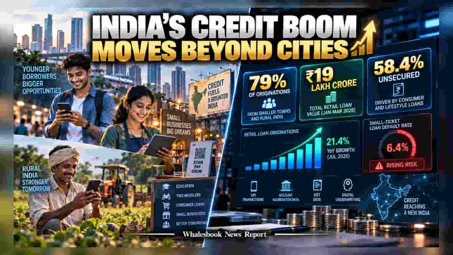 India Retail Credit Shifts to Young, Rural Borrowers