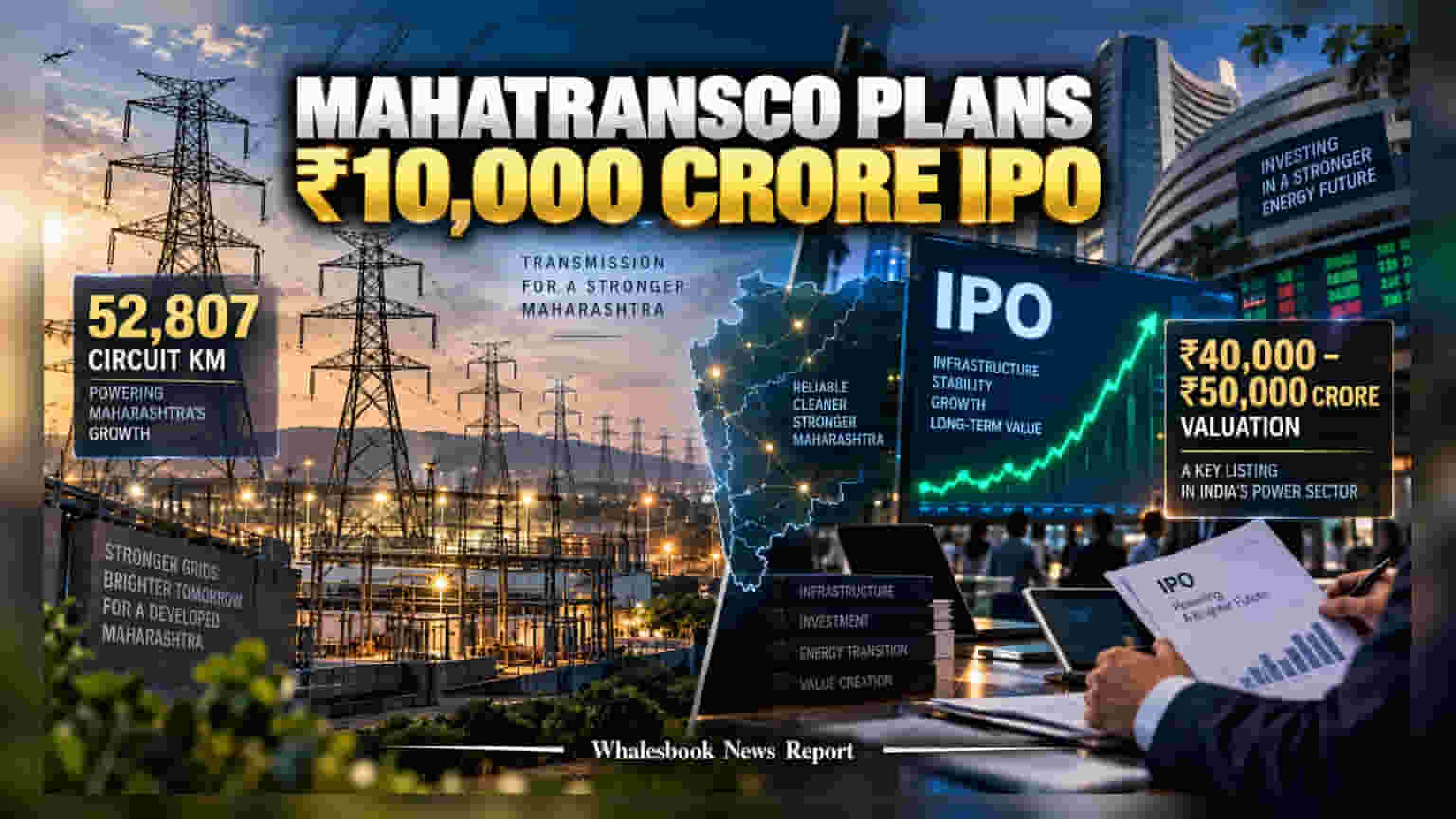 Mahatransco IPO: ਬਿਜਲੀ ਖੇਤਰ ਦੀ ਵੱਡੀ ਕੰਪਨੀ ਬਾਜ਼ਾਰ 'ਚ ਆਉਣ ਦੀ ਤਿਆਰੀ 'ਚ, ₹10,000 ਕਰੋੜ ਜੁਟਾਉਣ ਦਾ ਟੀਚਾ
