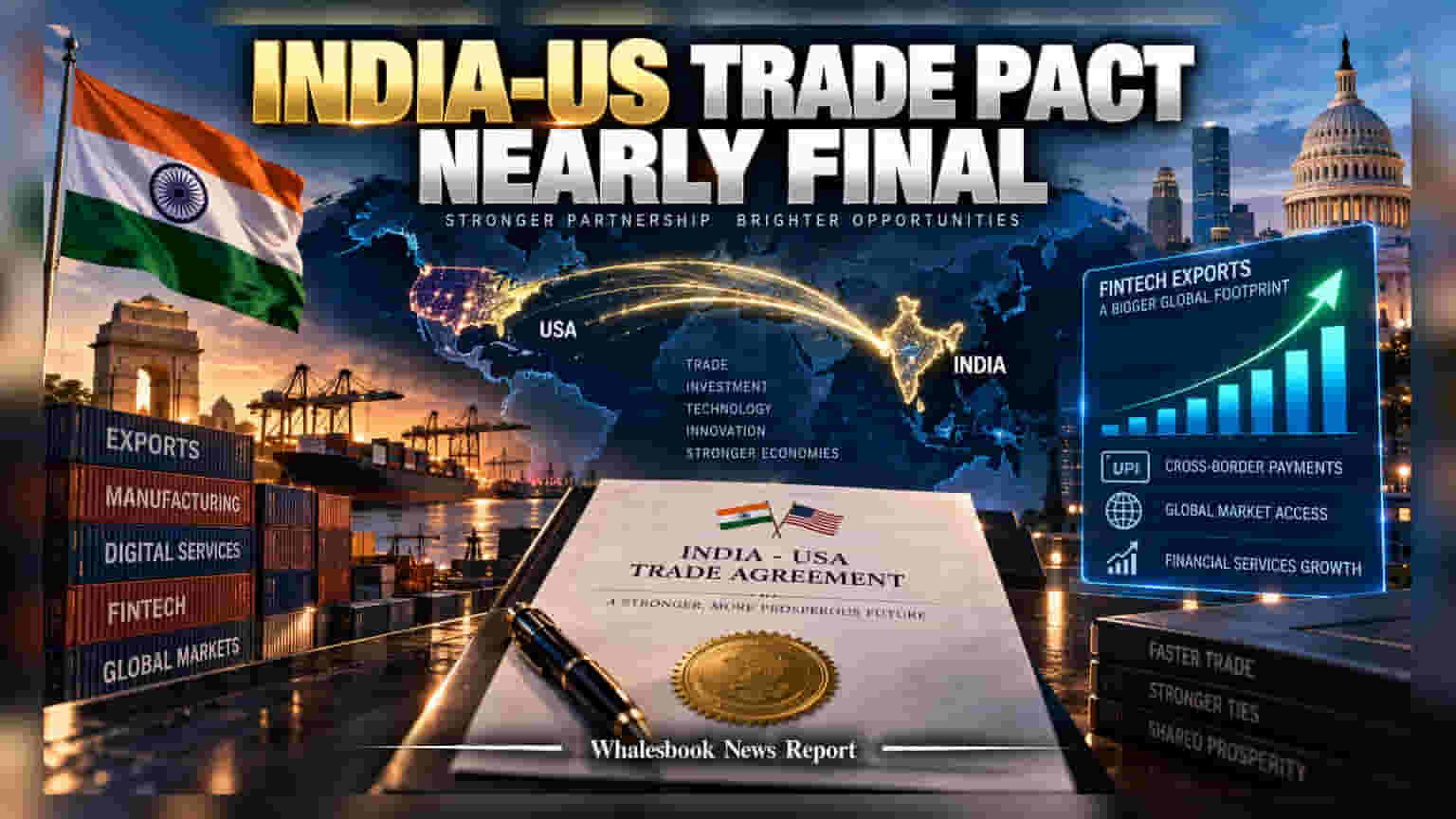 India-US Trade Pact: வர்த்தக ஒப்பந்தம் இறுதி கட்டத்தில்; கவனத்தை ஈர்க்கும் Fintech துறை
