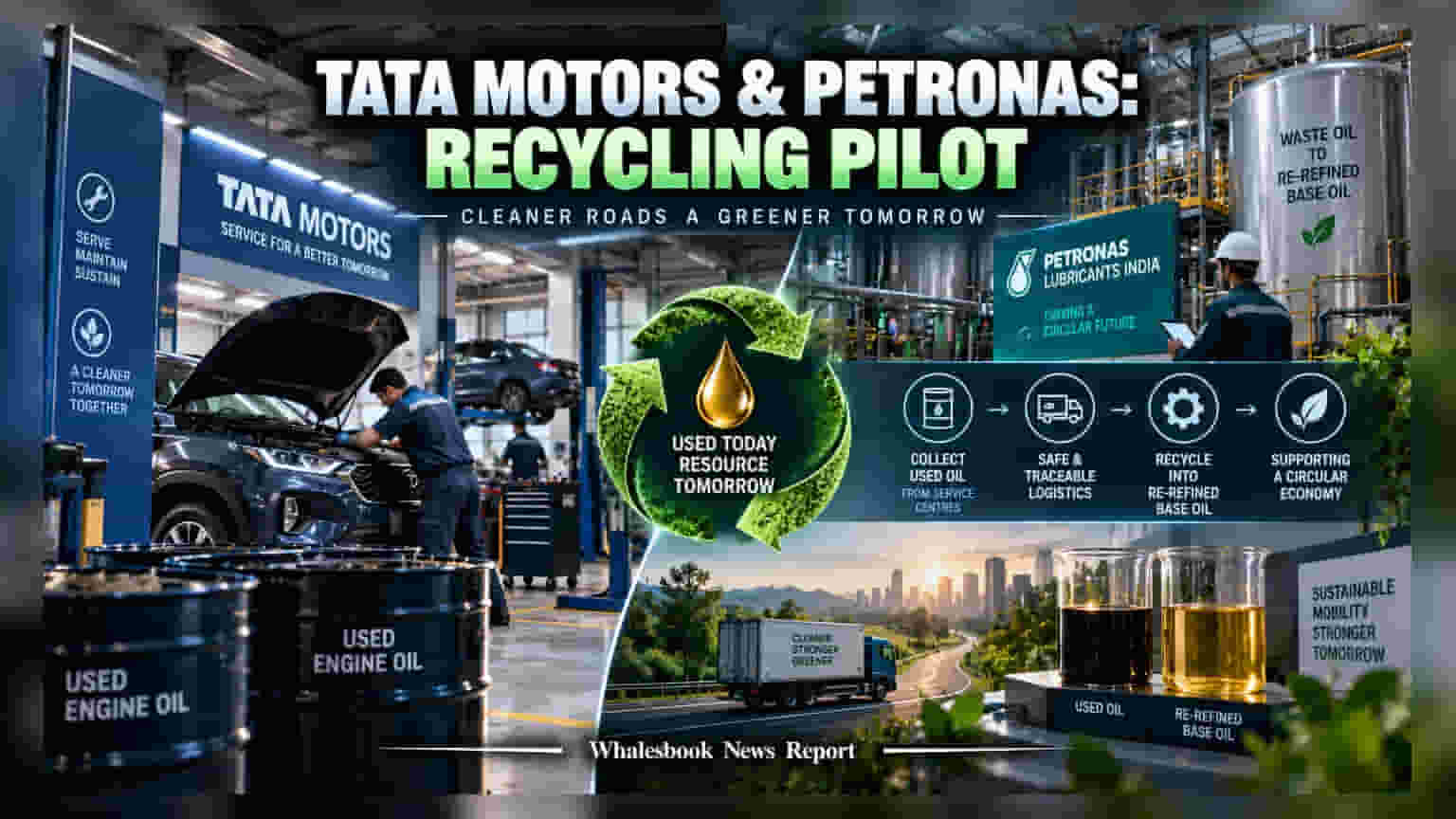 Tata Motors, Petronas Start Used Oil Recycling Pilot