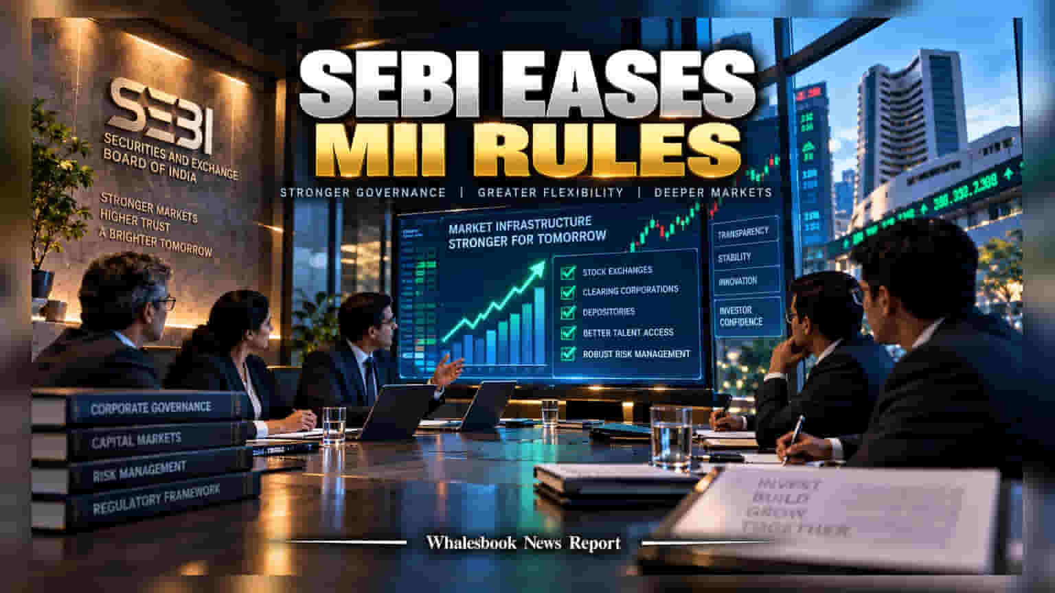 SEBI Seeks to Ease Board Rules for Stock Exchanges