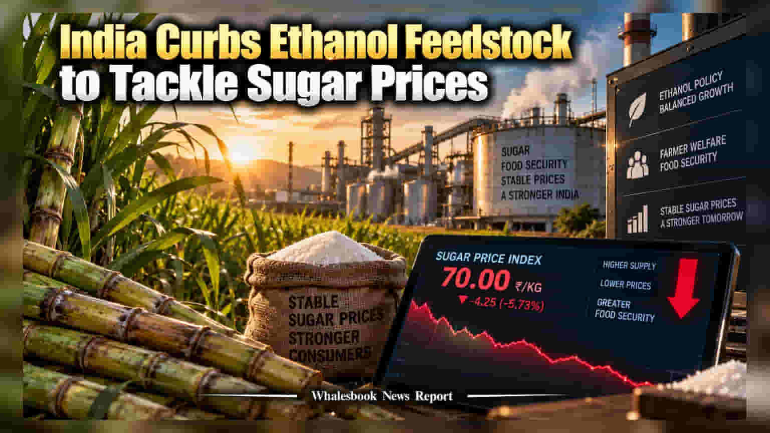 Sugar Prices: చక్కెర ధరల కట్టడికి కేంద్రం ప్లాన్.. ఇథనాల్ తయారీపై ఆంక్షలు?
