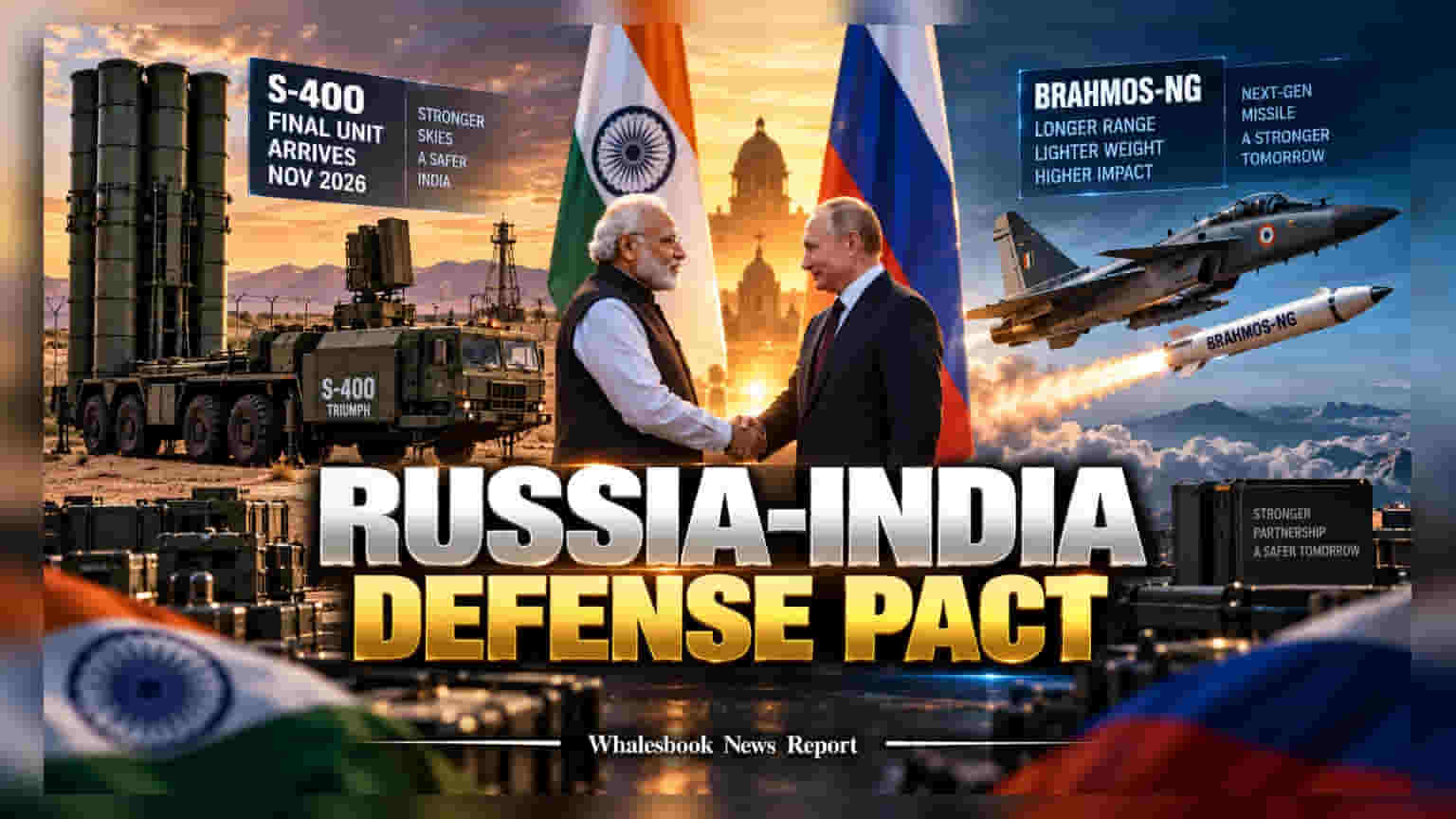 India-Russia Defense Deal: S-400 డెలివరీ ఫిక్స్.. BrahMos-NG తయారీపై కీలక ఒప్పందం!