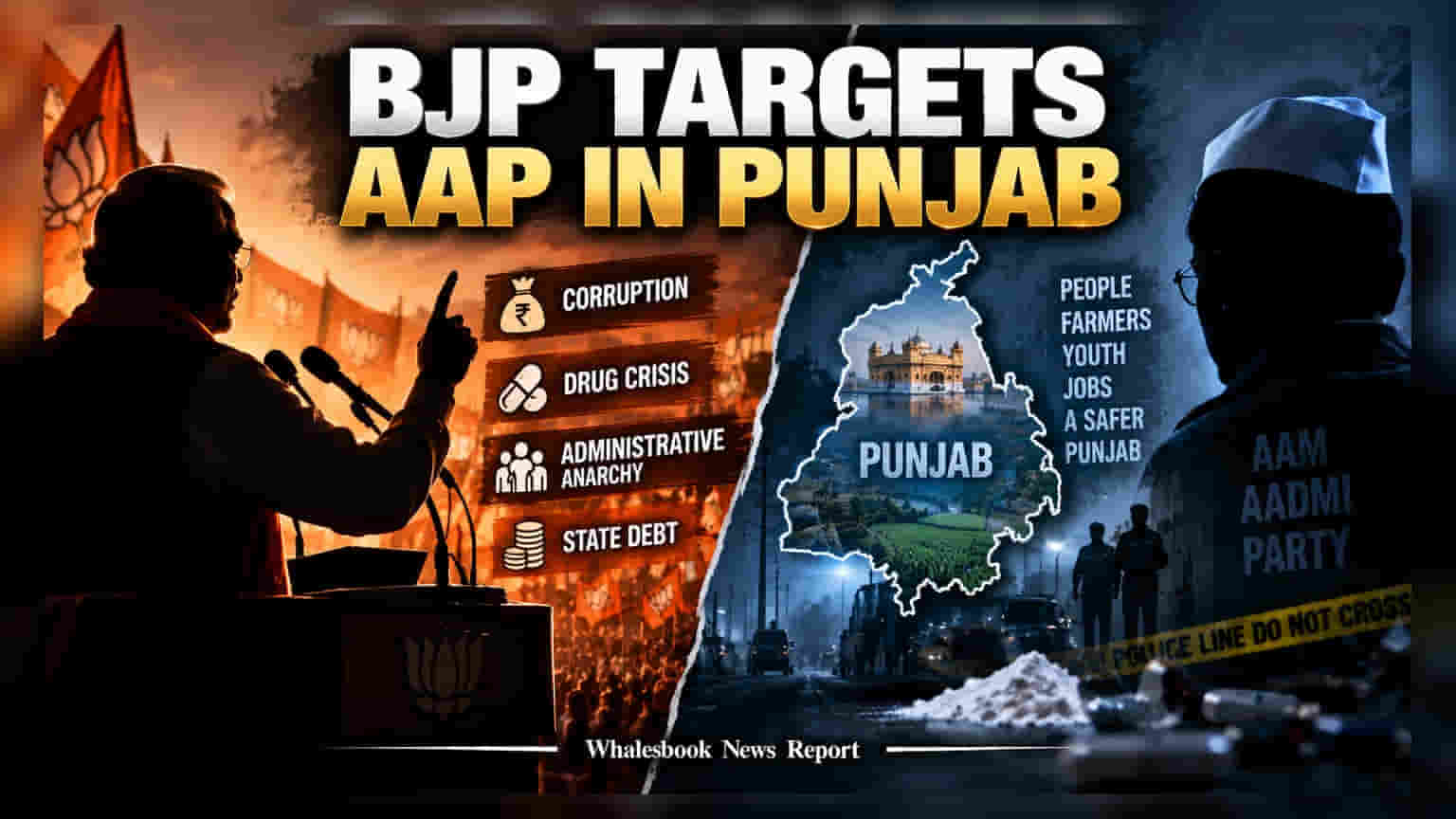 Punjab ఎన్నికల నగారా: AAP సర్కార్పై BJP యుద్ధభేరి.. అప్పులే ప్రధాన ఎజెండా!